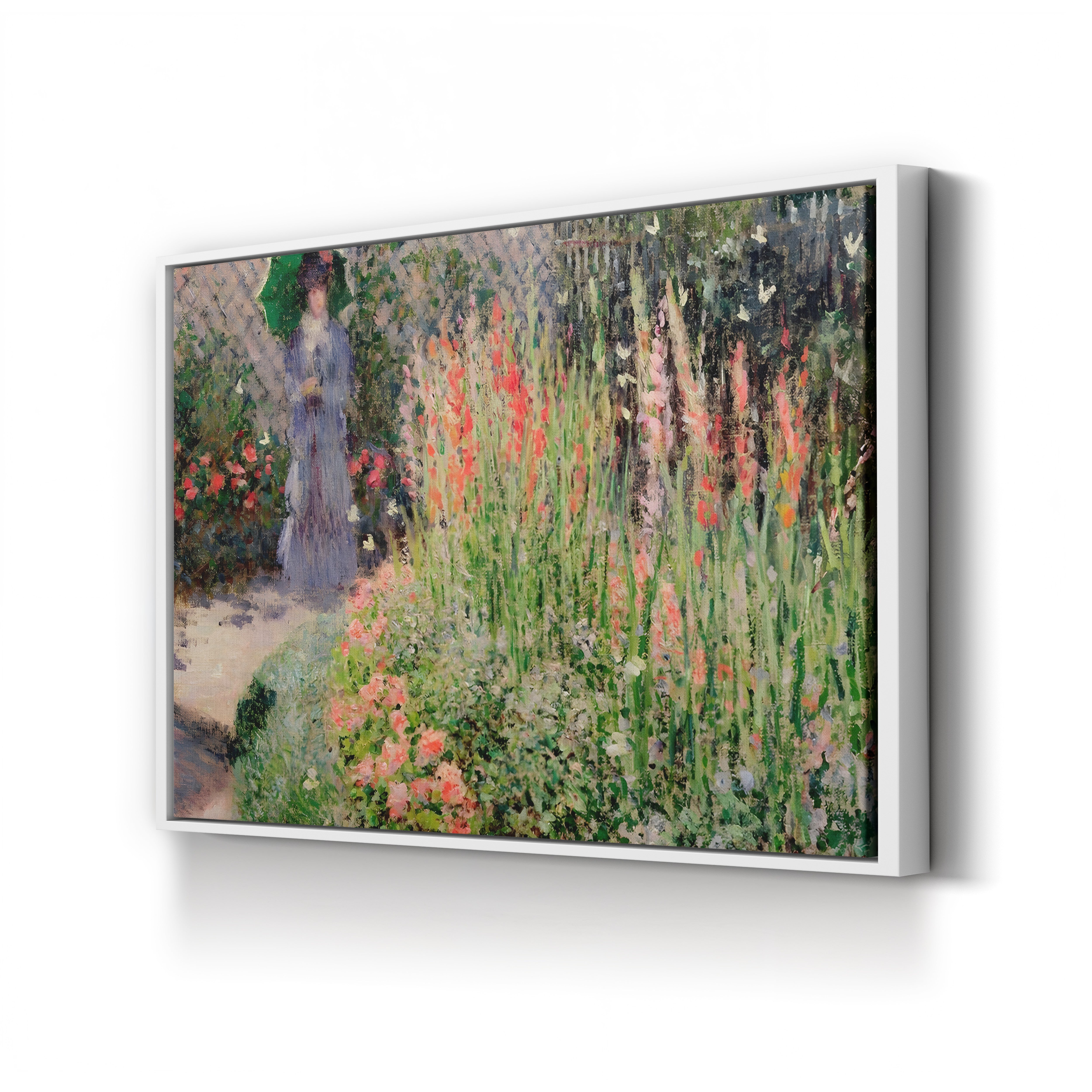 Gladioli, c. 1876 – Claude Monet Wall Art | Impressionist Floral Garden Canvas Print