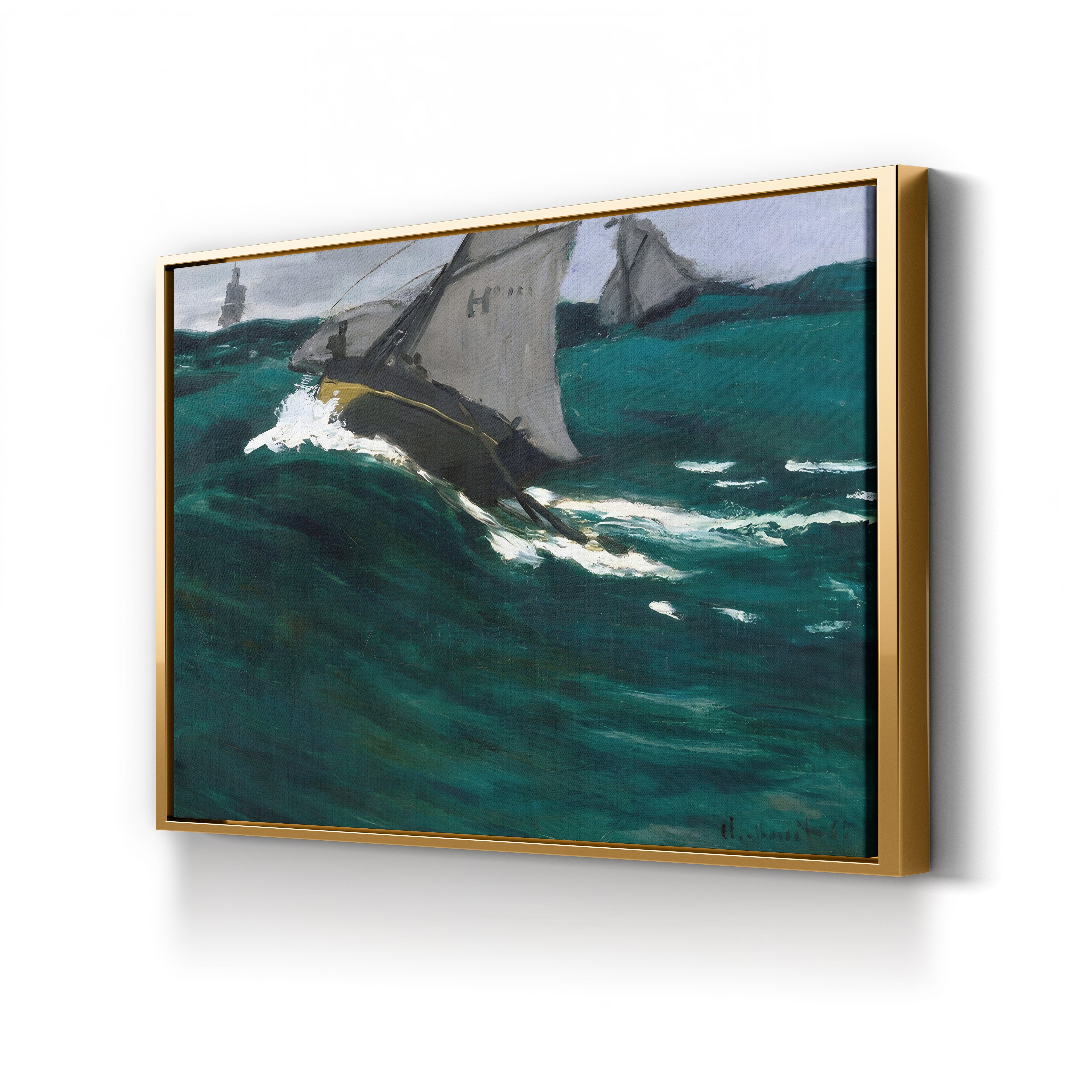 The Green Wave (La Vague verte), 1866 by Claude Monet