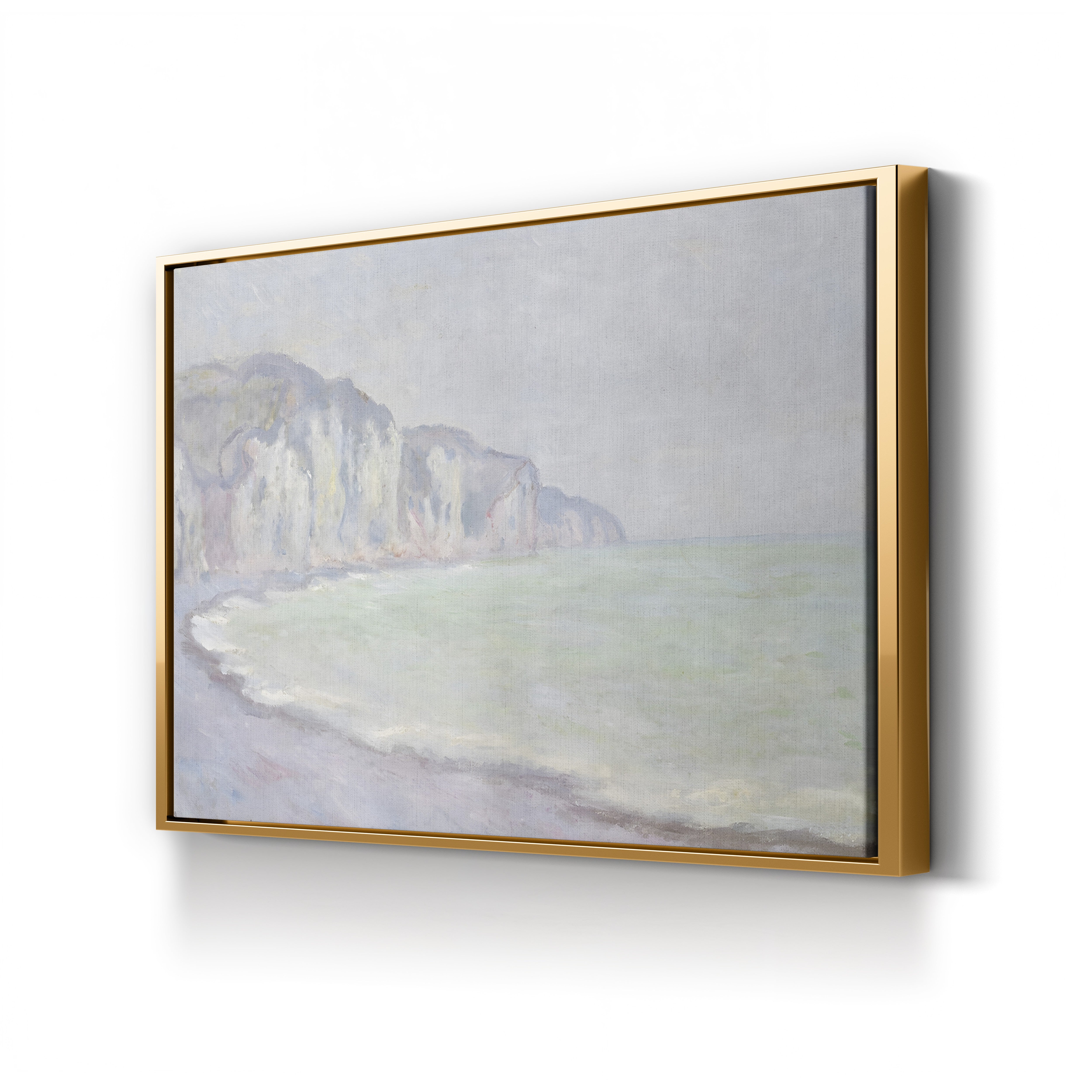 Cliffs at Pourville, 1896 – Claude Monet Wall Art | Late Impressionist Norman Coast Canvas Print