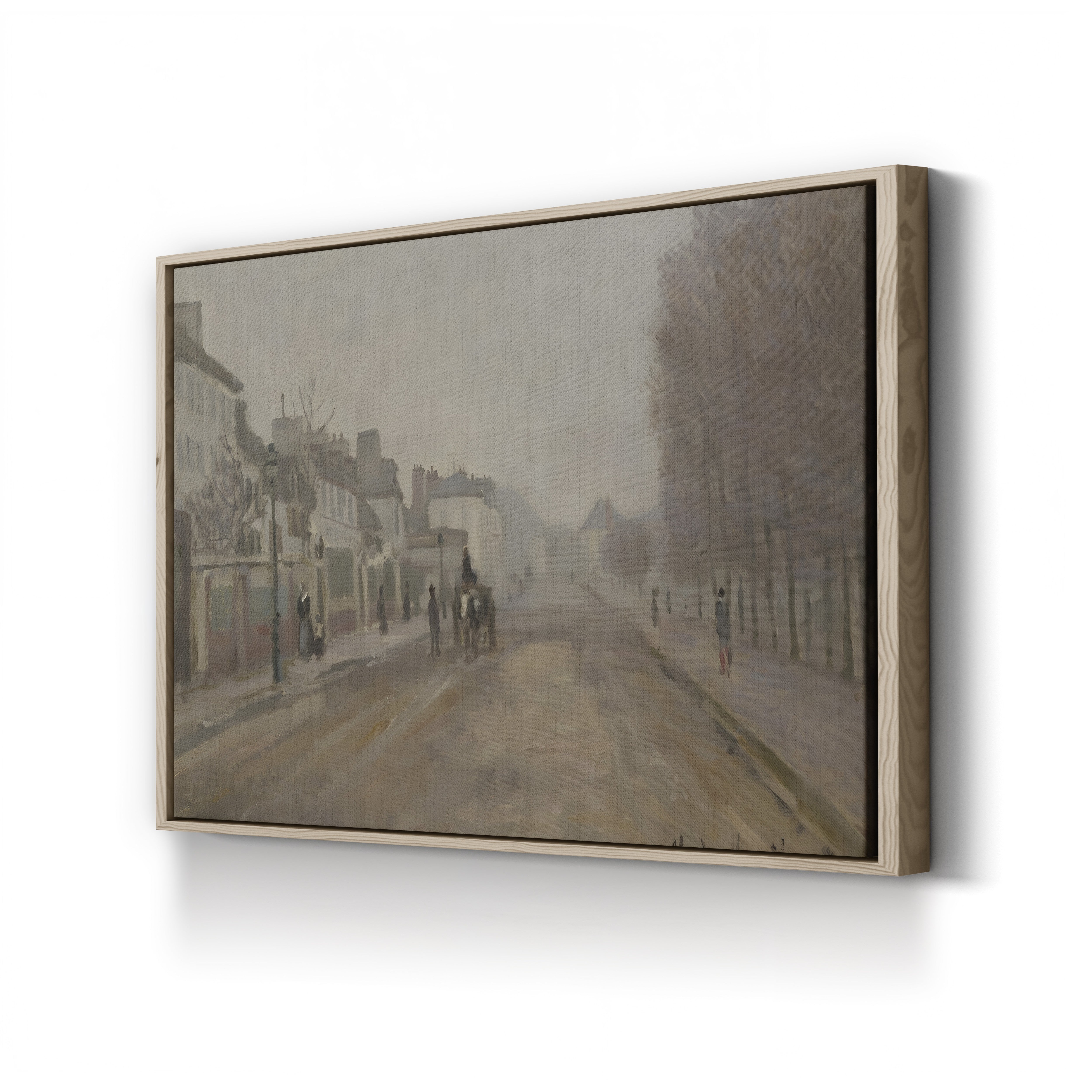 Boulevard Héloïse, Argenteuil, 1872 – Claude Monet Wall Art | Early Impressionist Canvas Print