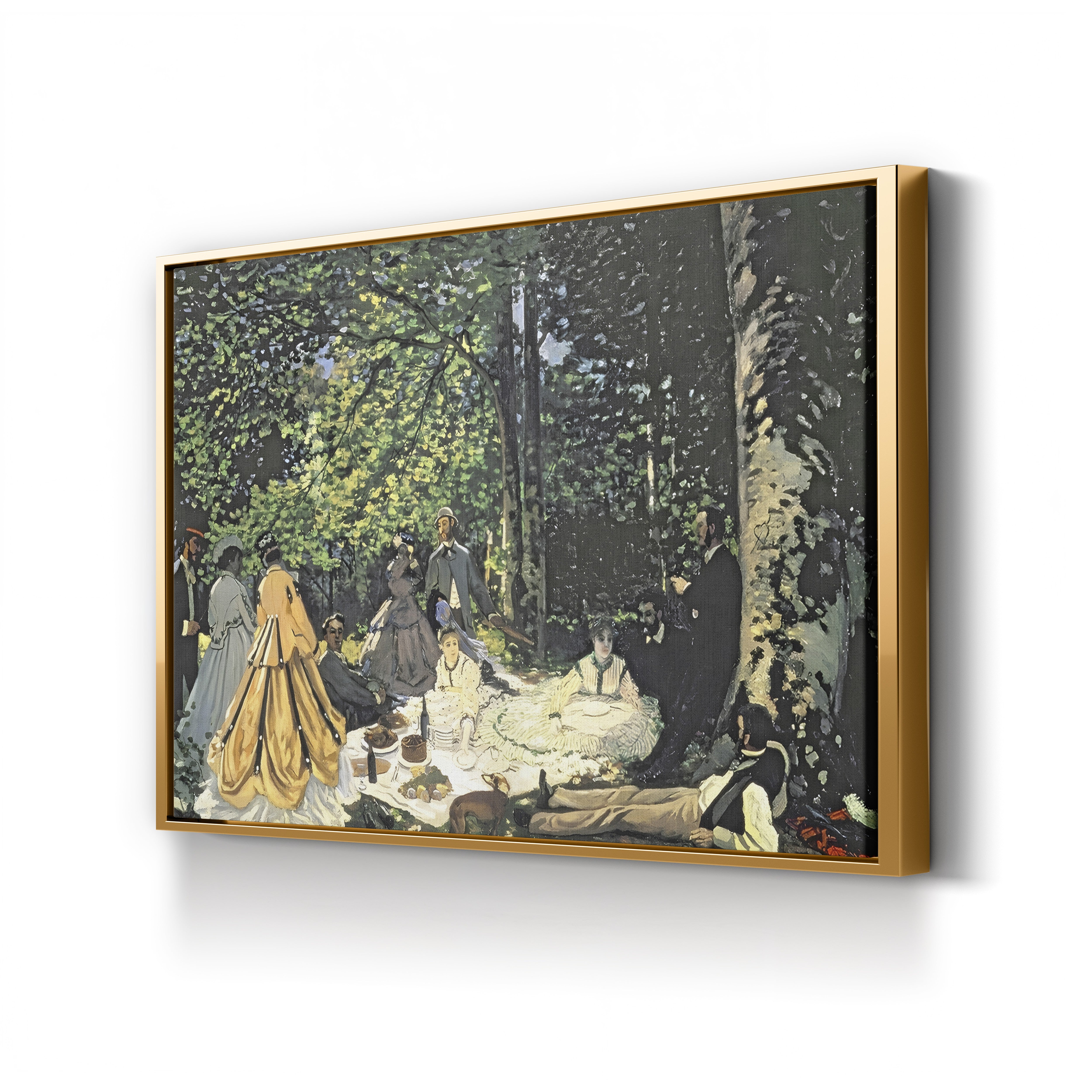 Luncheon on the Grass (Le Déjeuner sur l’herbe), 1865-66 by Claude Monet
