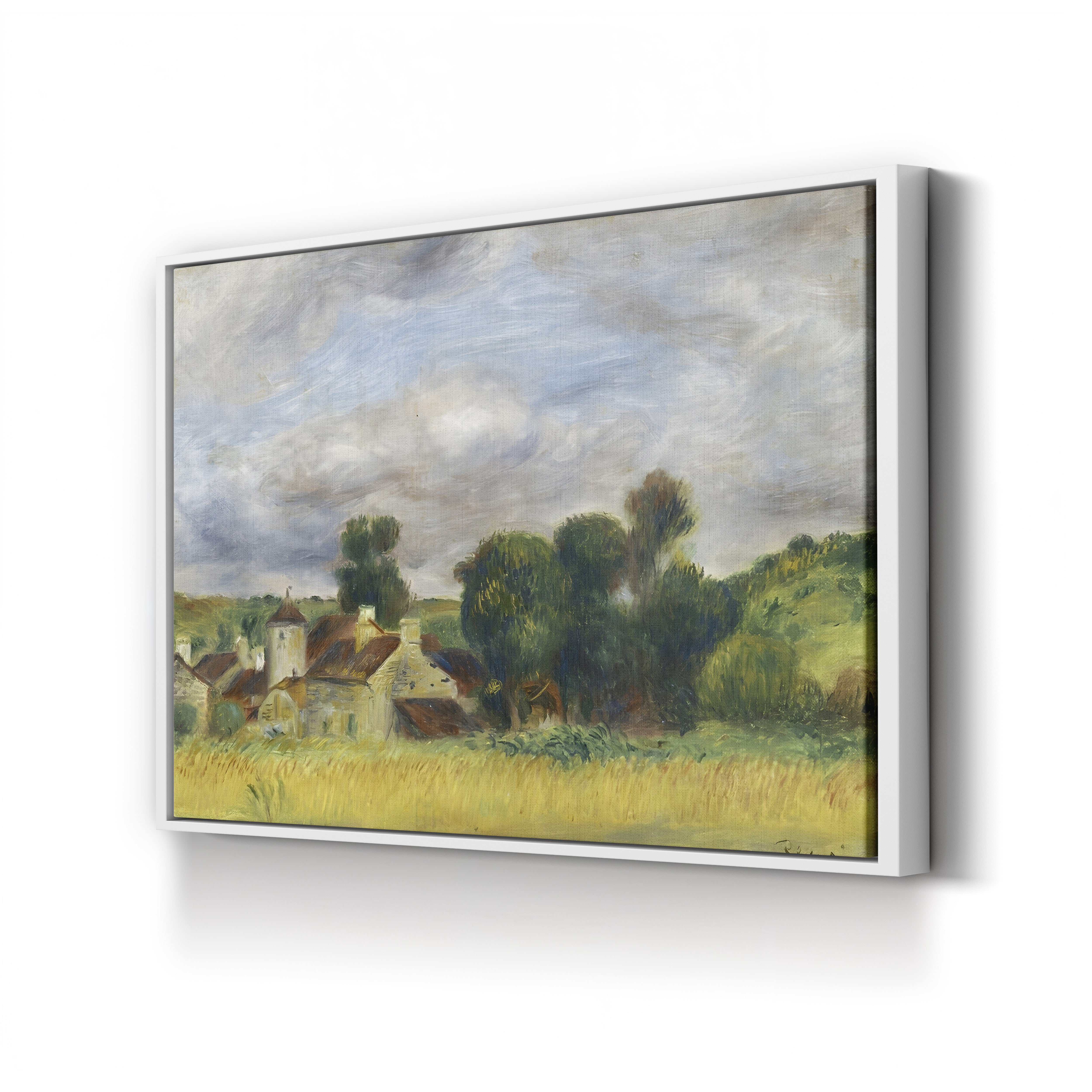 Brittany Countryside, 1892 – Pierre-Auguste Renoir Wall Art | Impressionist Landscape Canvas Print