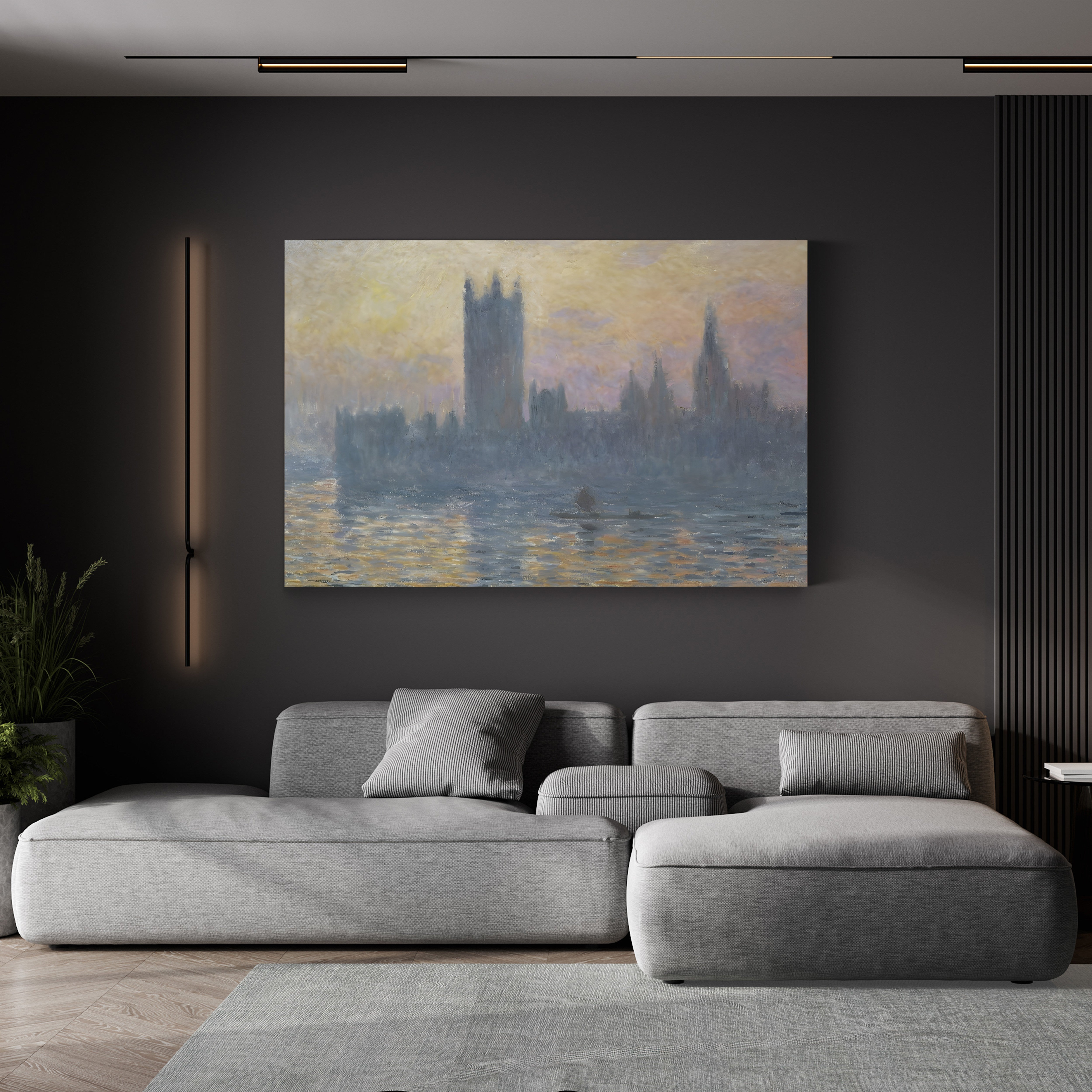 The Houses of Parliament, Sunset (Le Parlement, coucher de soleil), 1903 by Claude Monet
