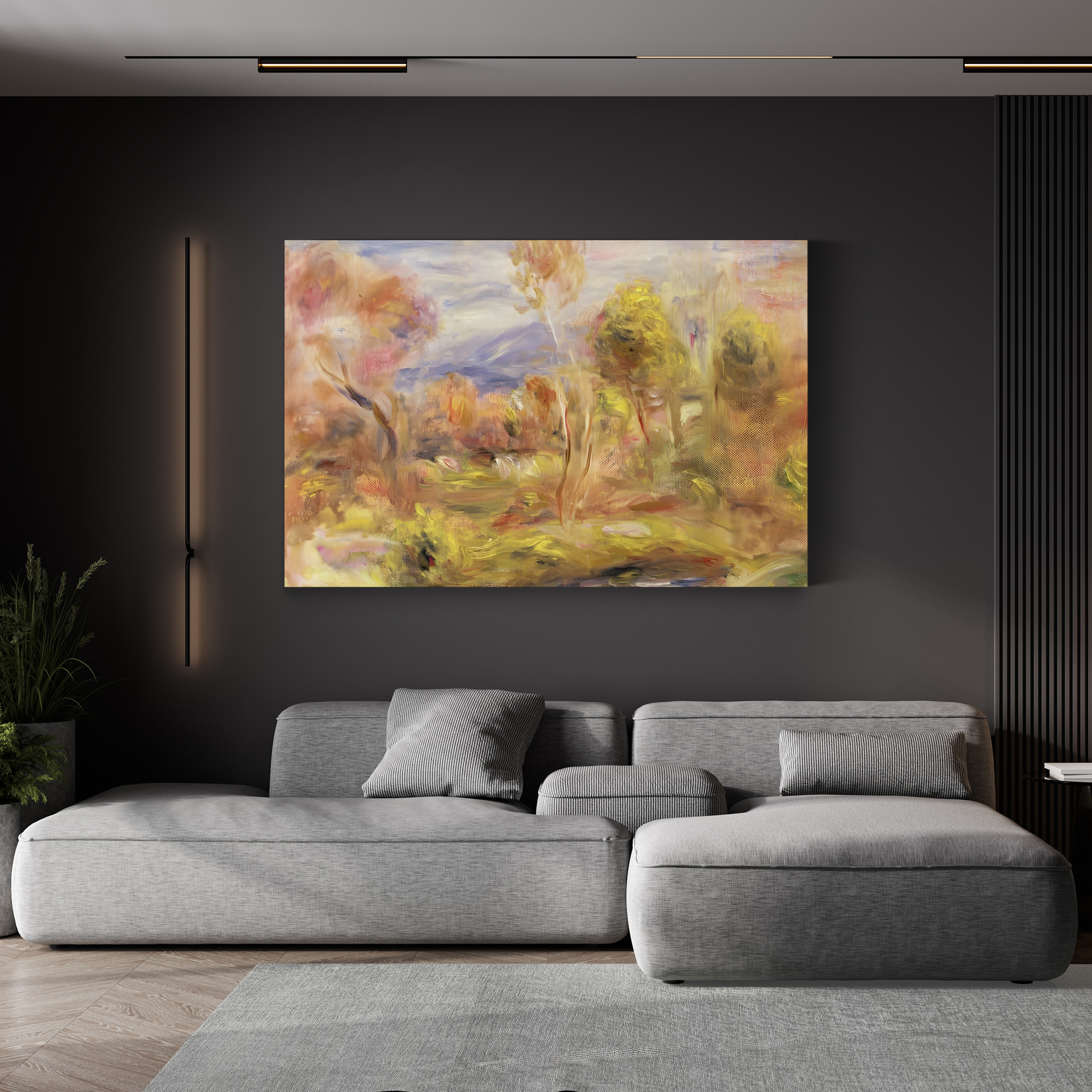 Glade, 1909 – Pierre-Auguste Renoir Wall Art | Late Impressionist Landscape Canvas Print