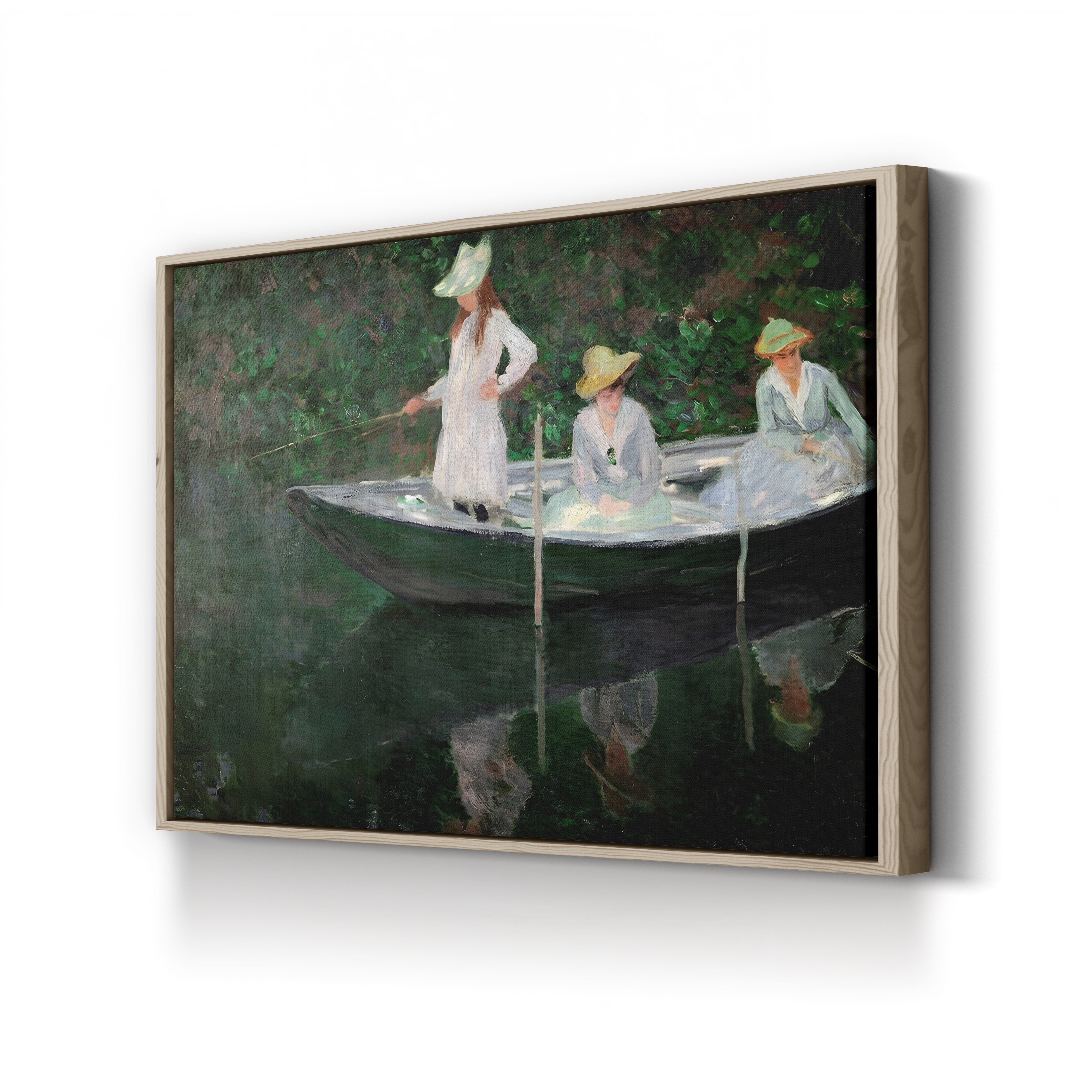 The Boat at Giverny (En norvégienne), c. 1887 by Claude Monet