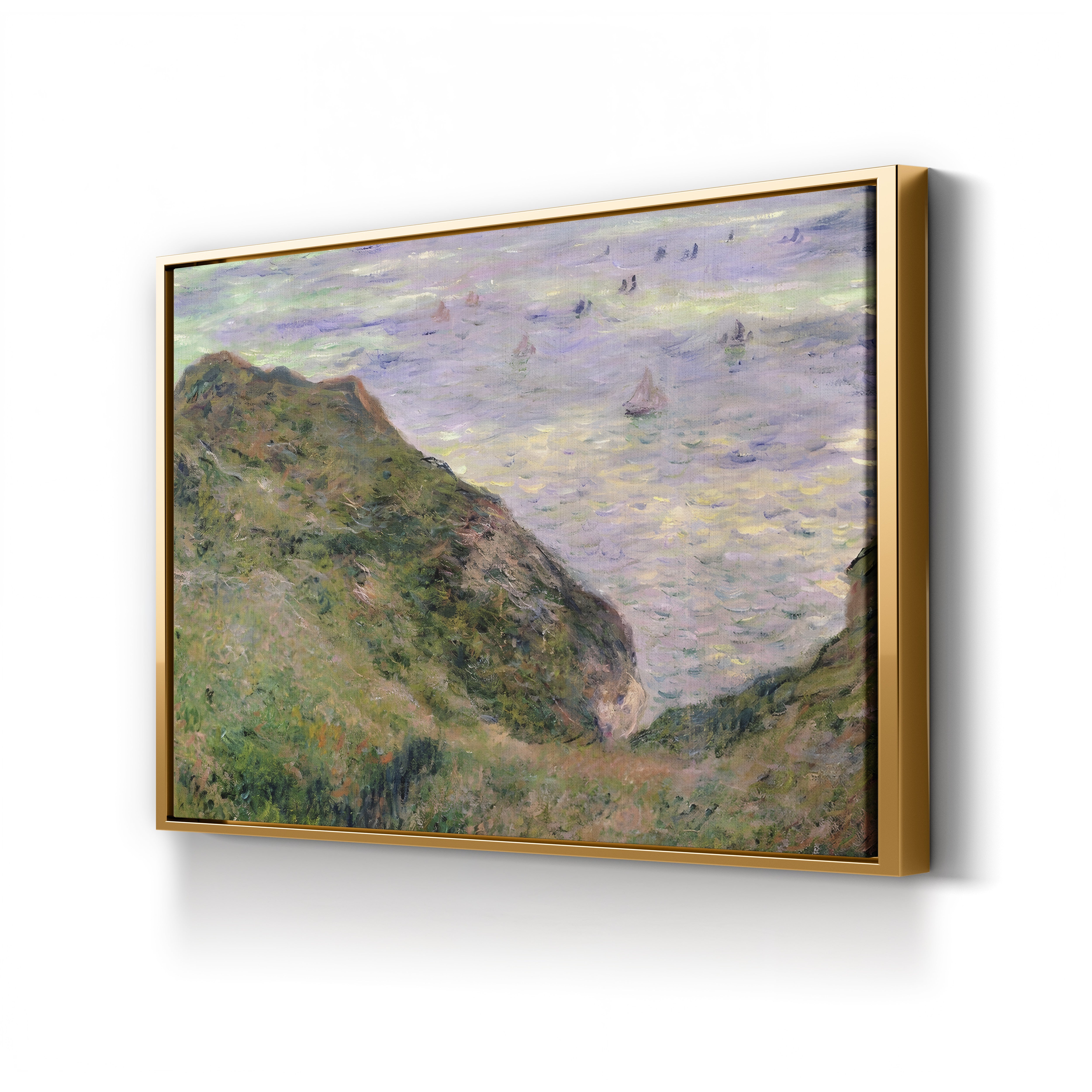 On the Cliff at Pourville (Sur la falaise à Pourville), 1882 by Claude Monet