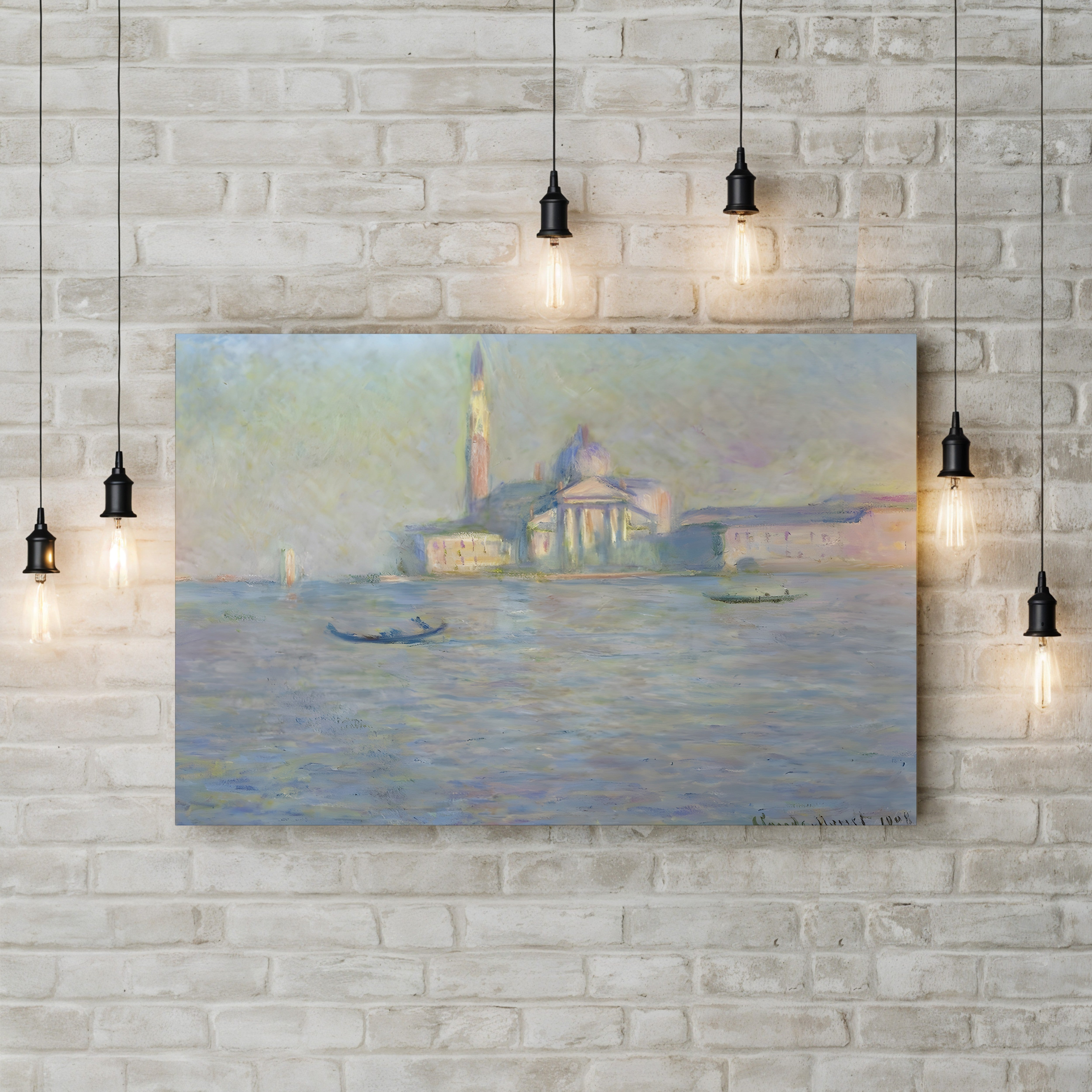 San Giorgio Maggiore (Saint-Georges majeur), 1908 by Claude Monet