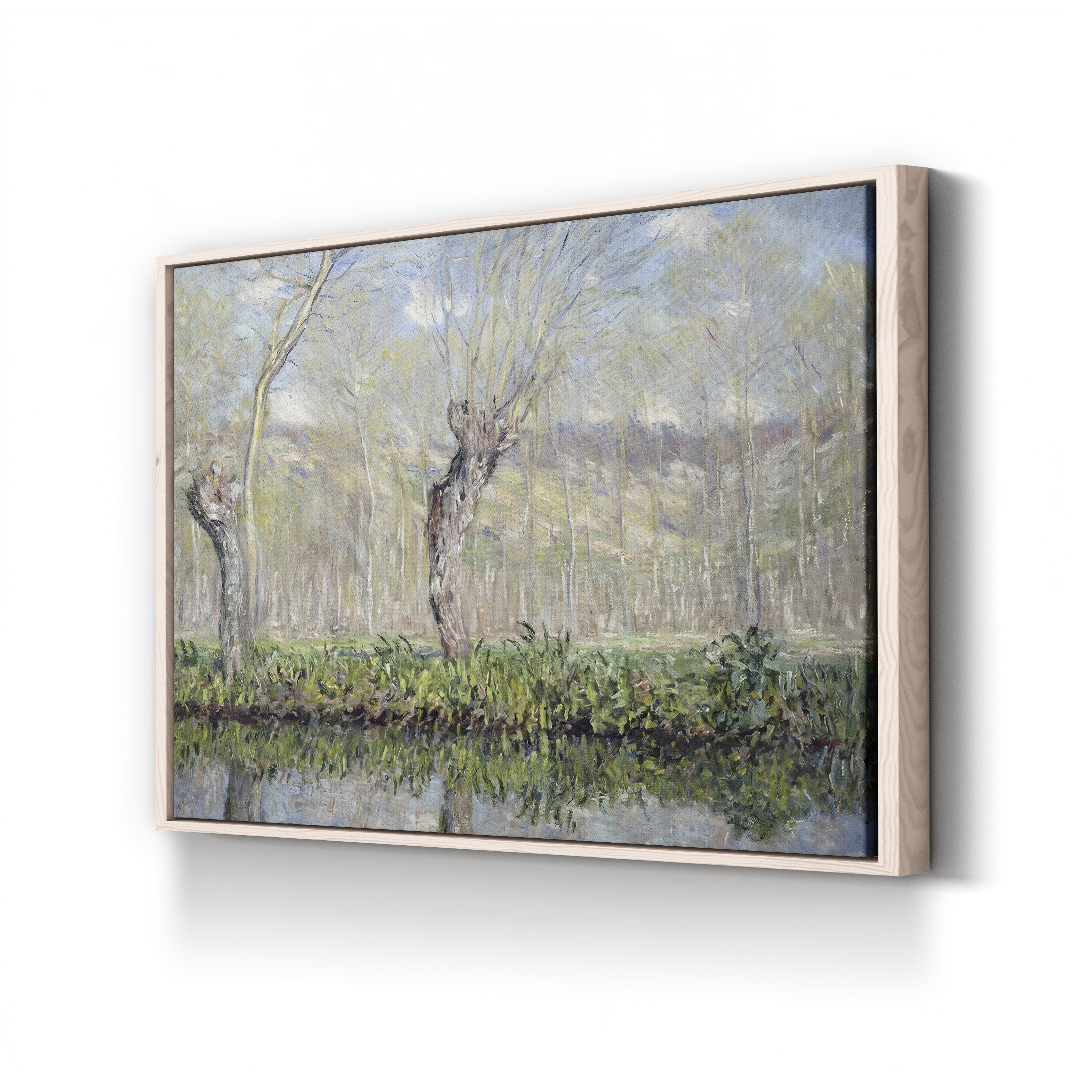 Spring, the Border of the Epte (Printemps, Bord de l’Epte), 1885 by Claude Monet