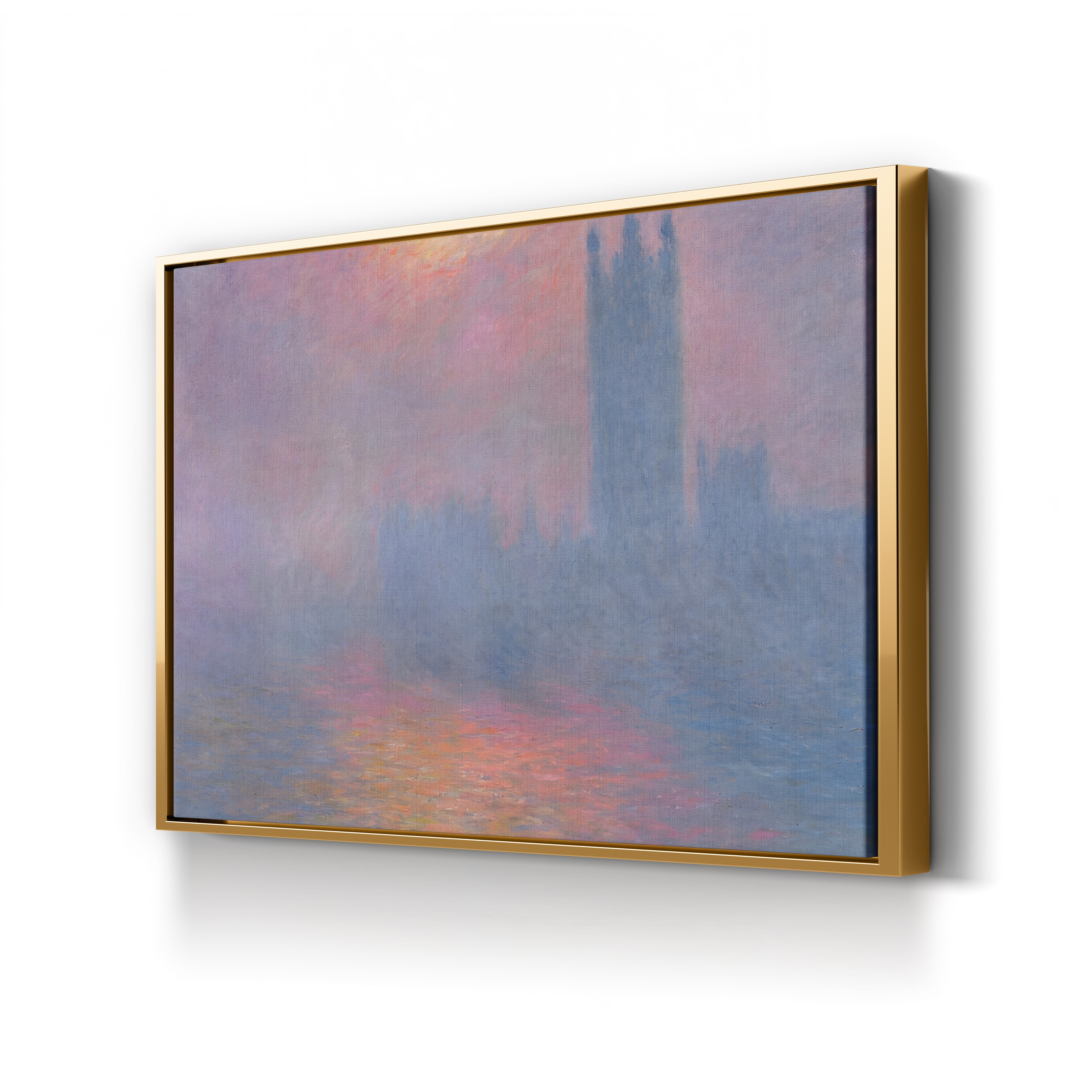 The Houses of Parliament, Sun Breaking Through the Fog (Londres, le Parlement, trouée de soleil dans le brouillard), 1904 by Claude Monet