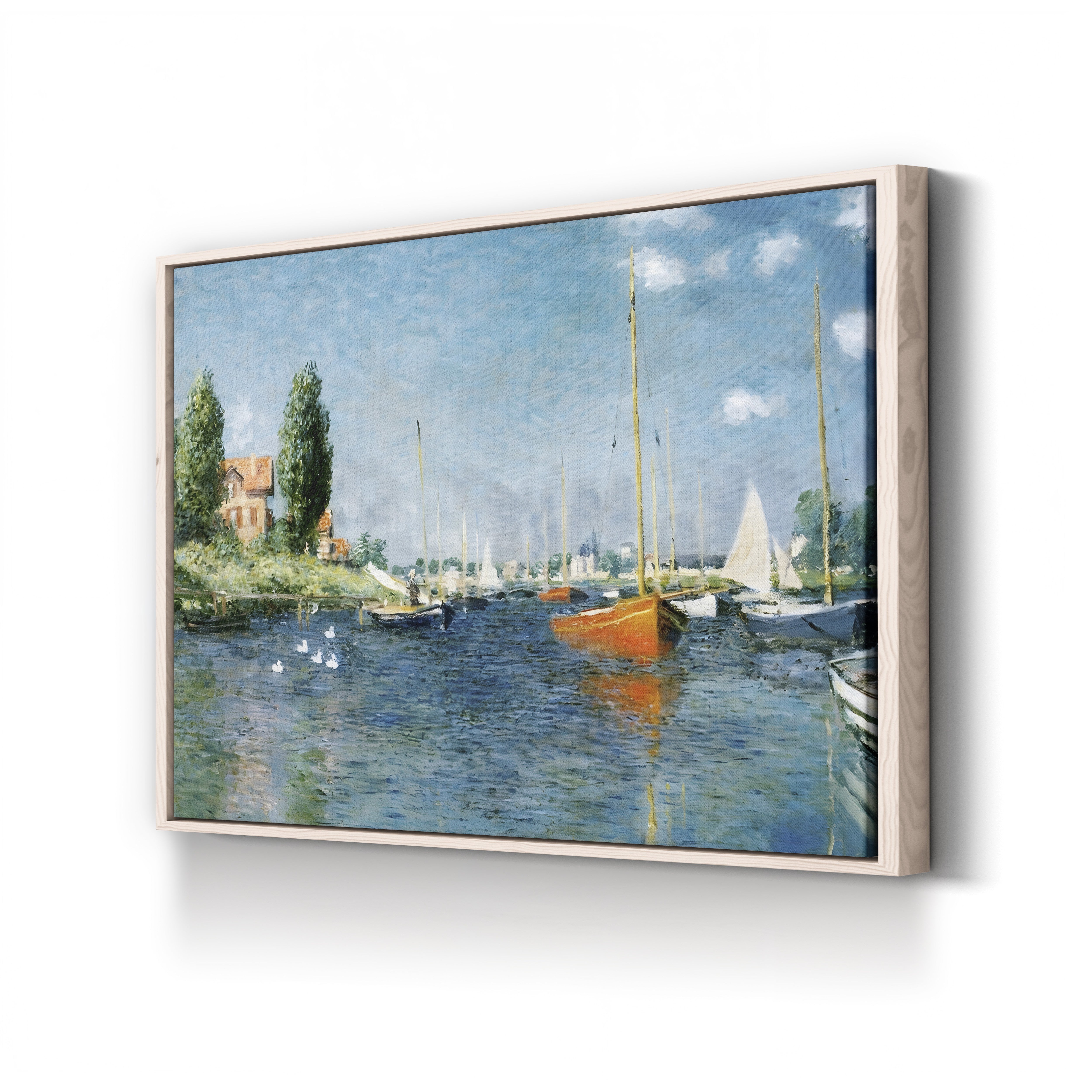 Red Boats, Argenteuil (Les Bateaux rouges, Argenteuil), 1875 by Claude Monet