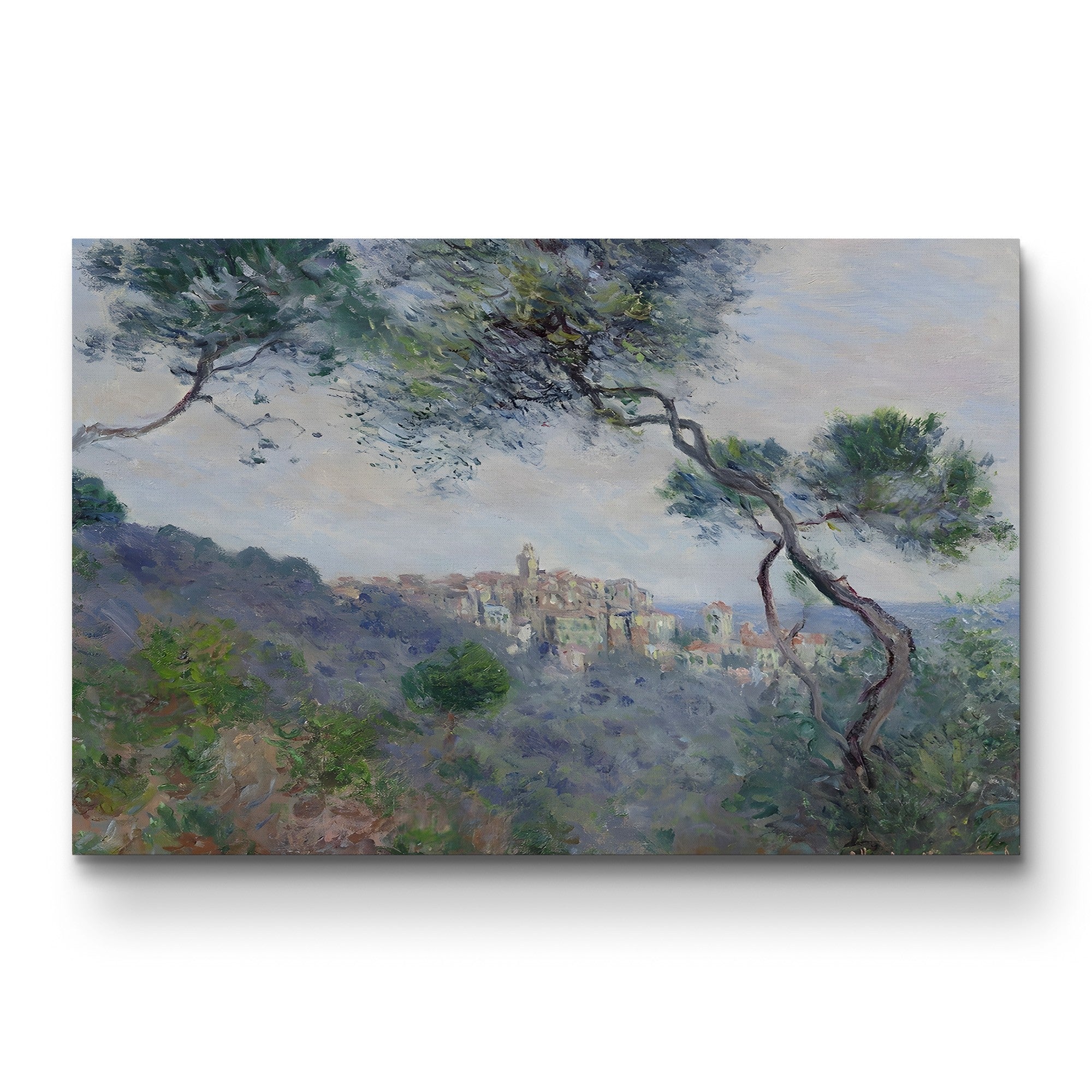 Bordighera, Italy, 1884 – Claude Monet Wall Art | Impressionist Italian Riviera Canvas Print