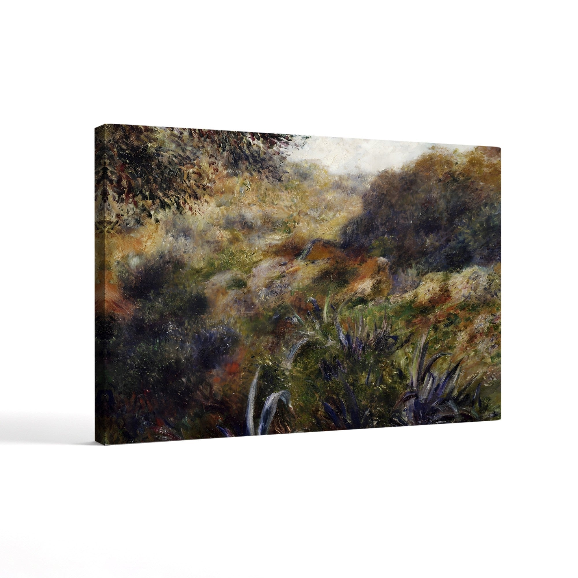 Algerian Landscape, 1881 – Pierre-Auguste Renoir Wall Art | Impressionist Landscape Canvas Print