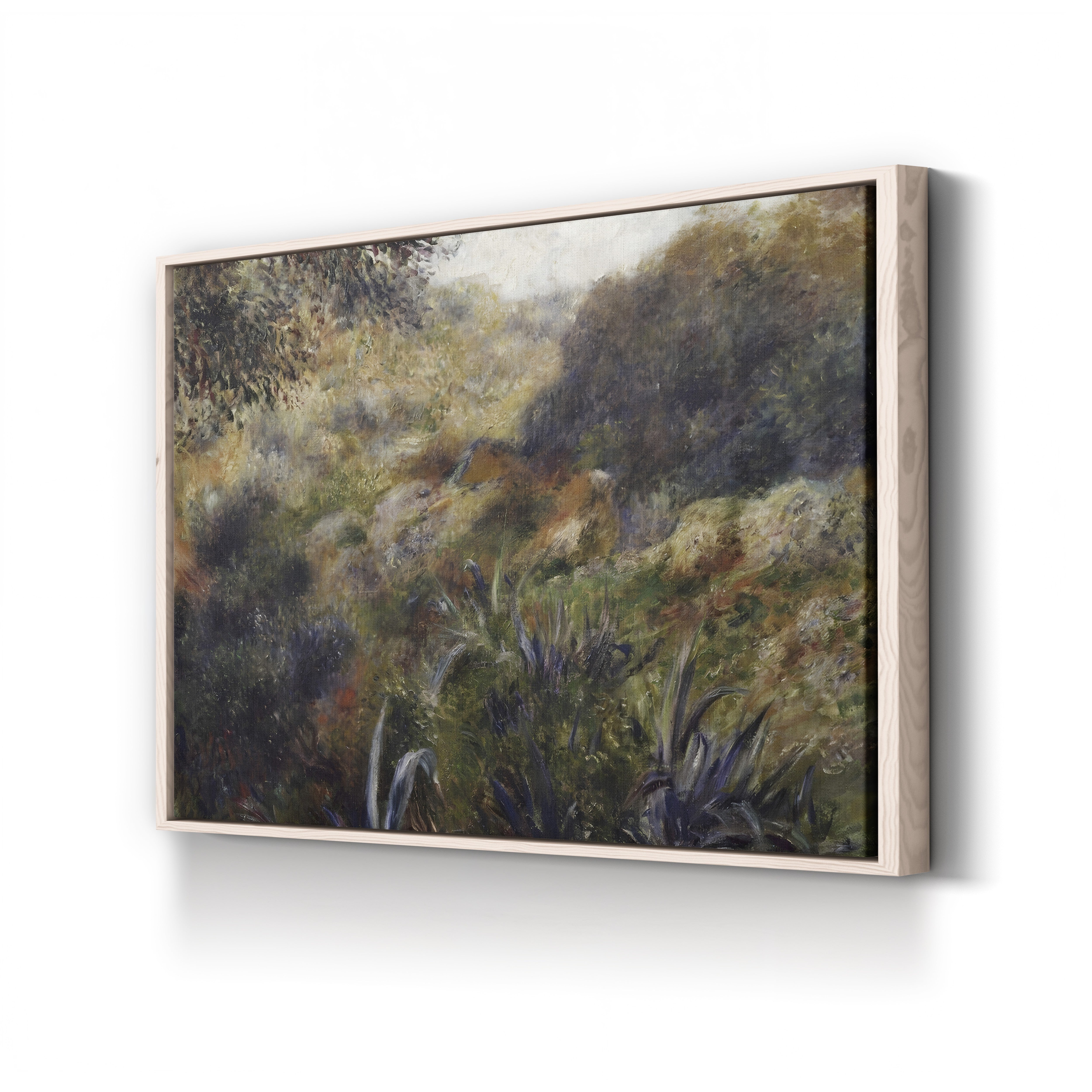 Algerian Landscape, 1881 – Pierre-Auguste Renoir Wall Art | Impressionist Landscape Canvas Print