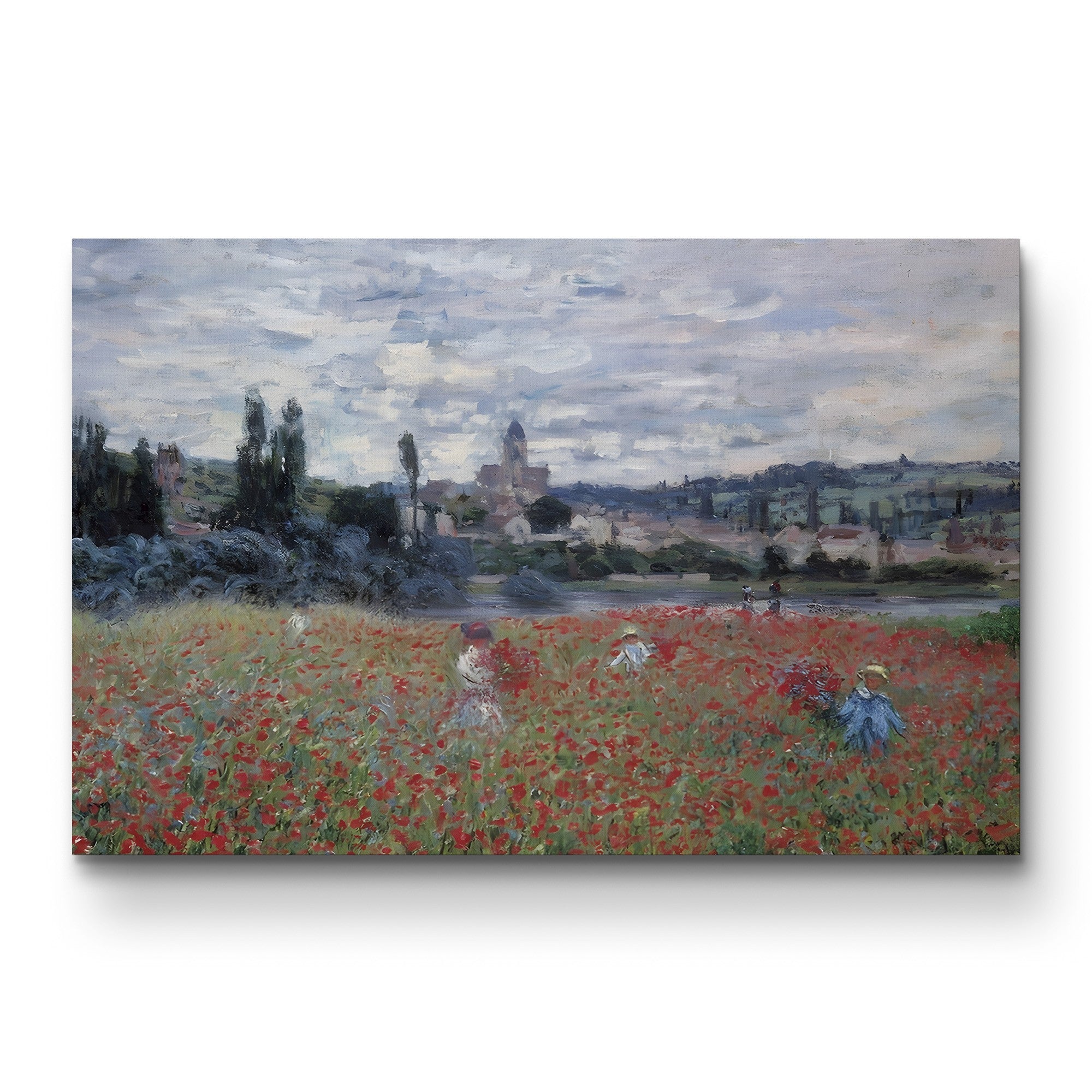 Poppy Field near Vétheuil (Champ de coquelicots près de Vétheuil), 1879 by Claude Monet