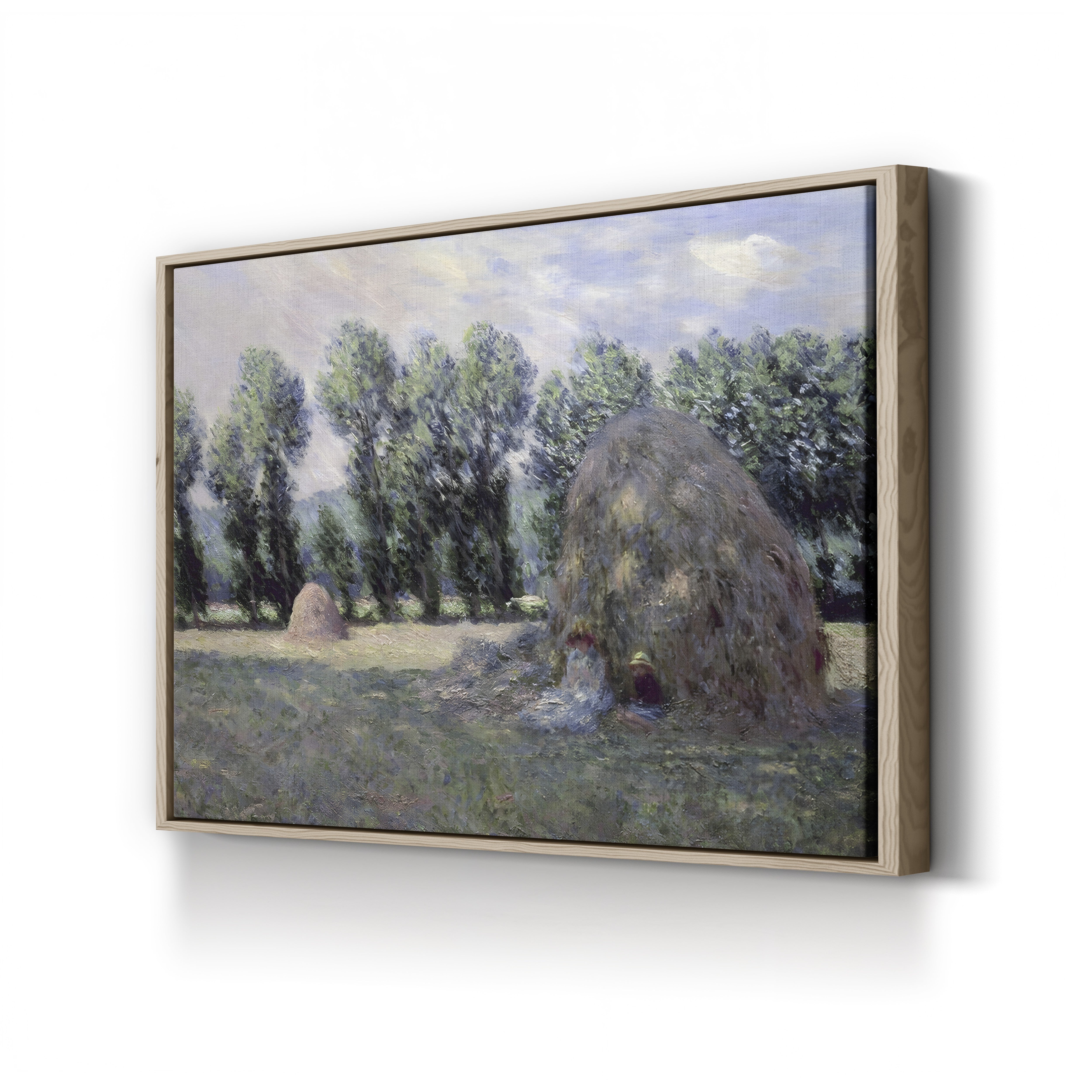 Haystacks, 1885 – Claude Monet Wall Art | Impressionist Rural Landscape Canvas Print