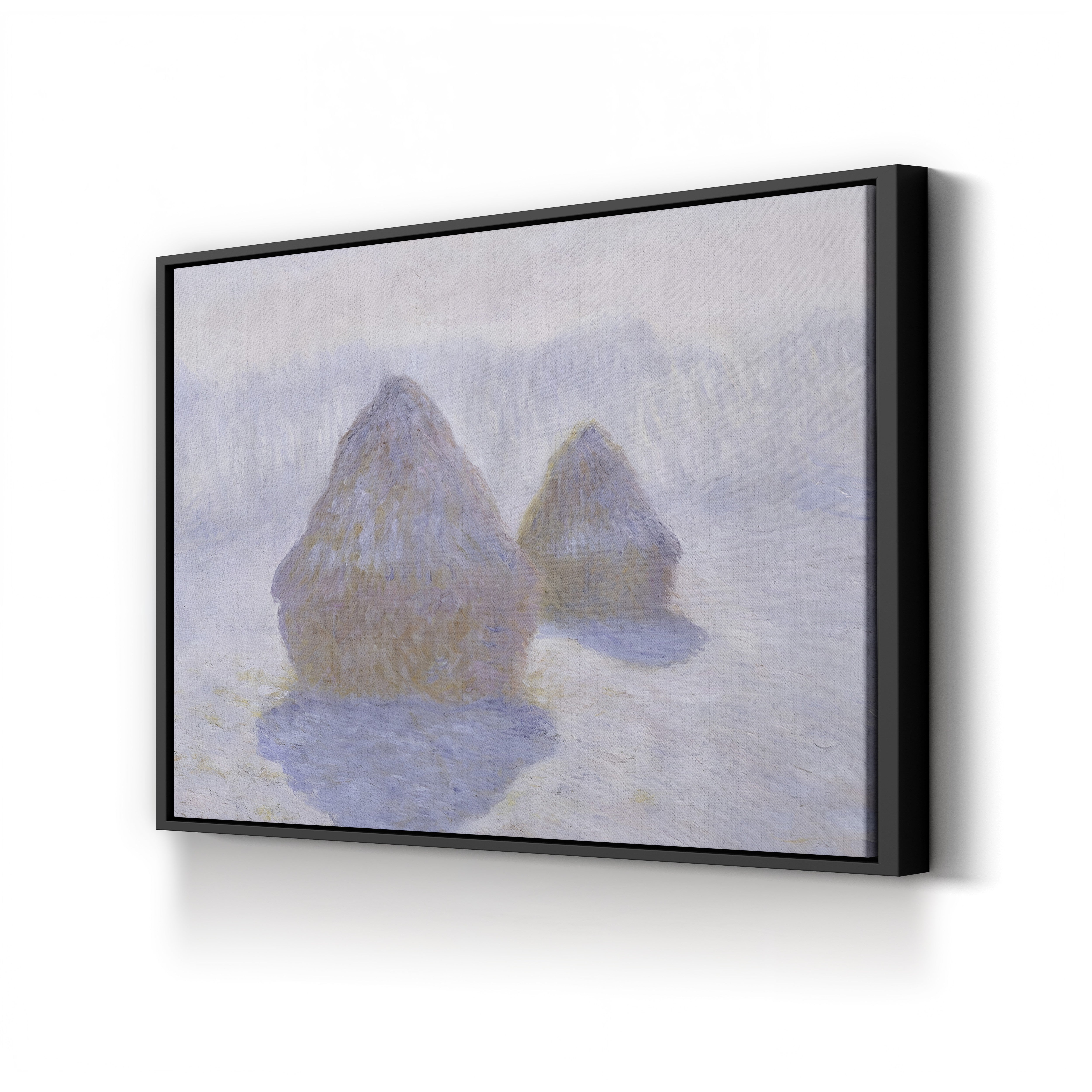 Haystacks, Effect of Snow and Sun, 1891 – Claude Monet Wall Art | Impressionist Series Canvas Print