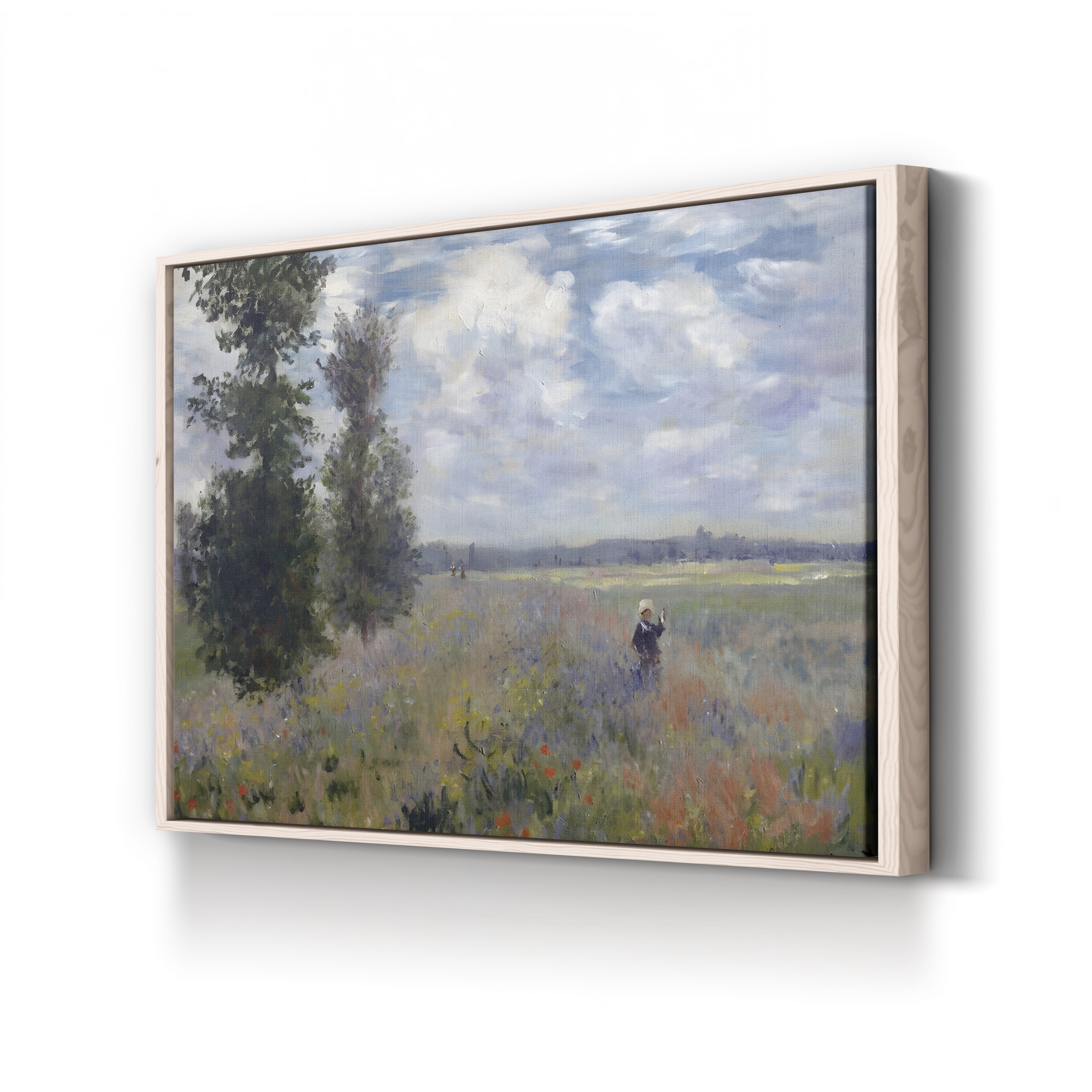 Poppy Fields near Argenteuil (Champ de coquelicots près d’Argenteuil), 1875 by Claude Monet