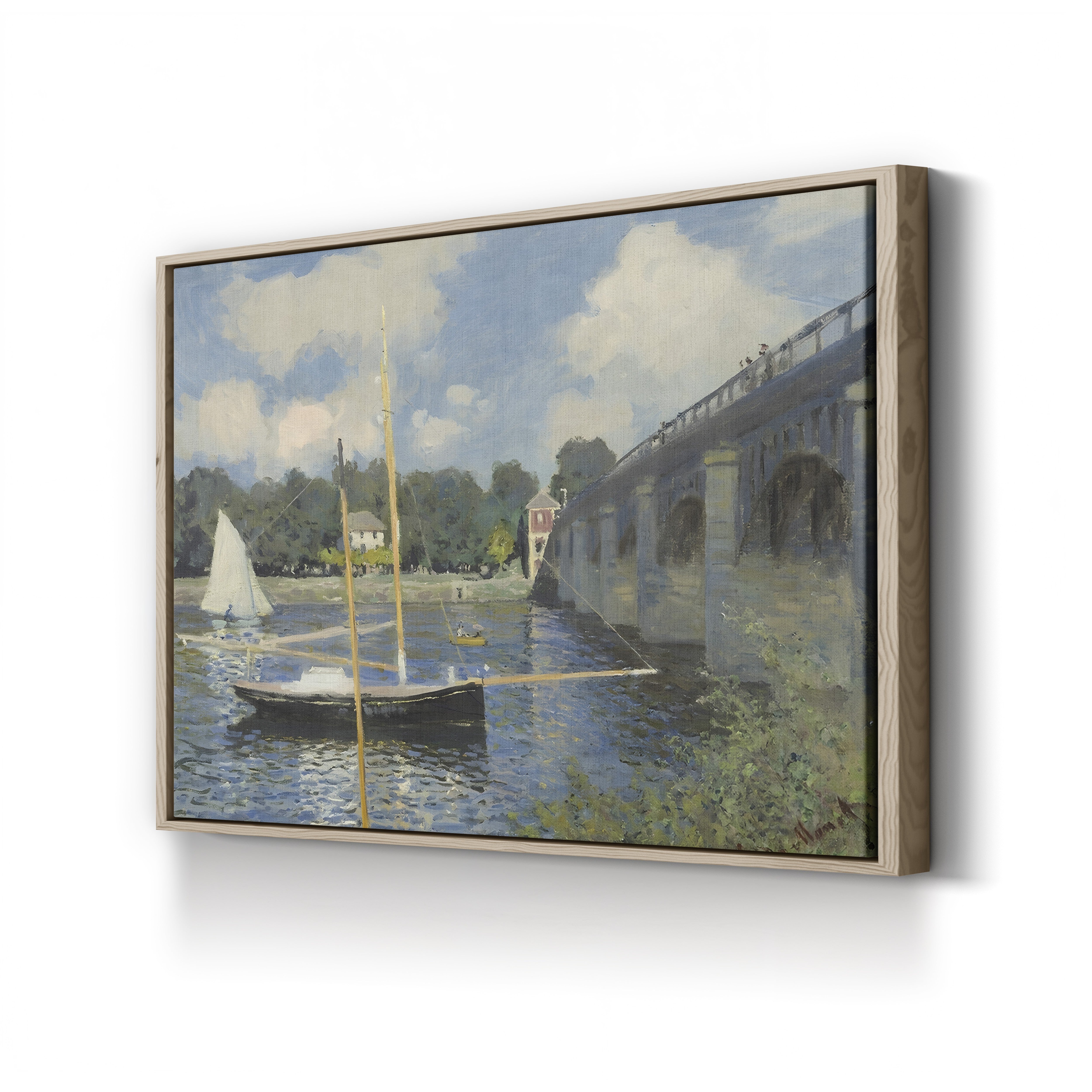 The Bridge at Argenteuil (Le Pont d’Argenteuil), 1874 by Claude Monet