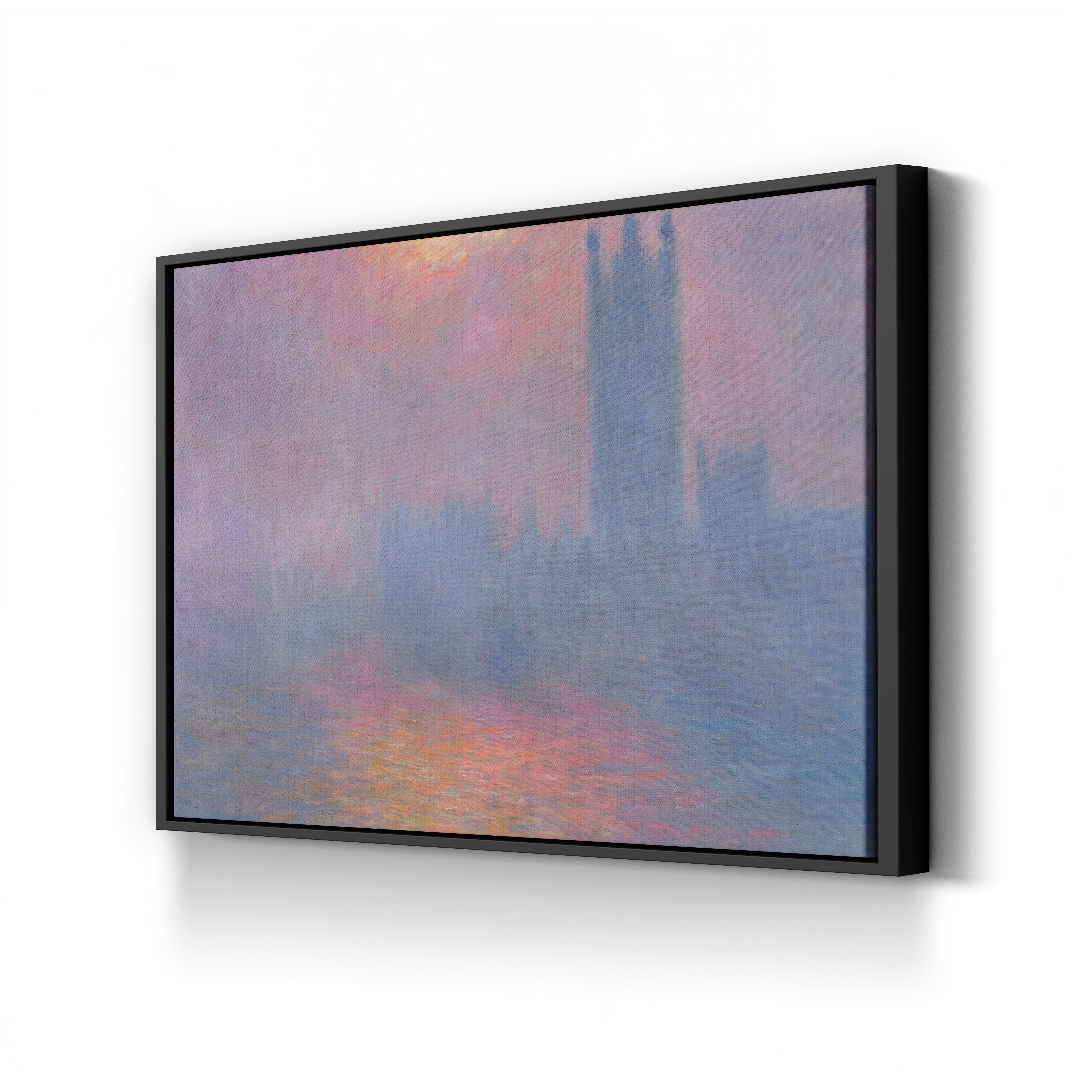 The Houses of Parliament, Sun Breaking Through the Fog (Londres, le Parlement, trouée de soleil dans le brouillard), 1904 by Claude Monet