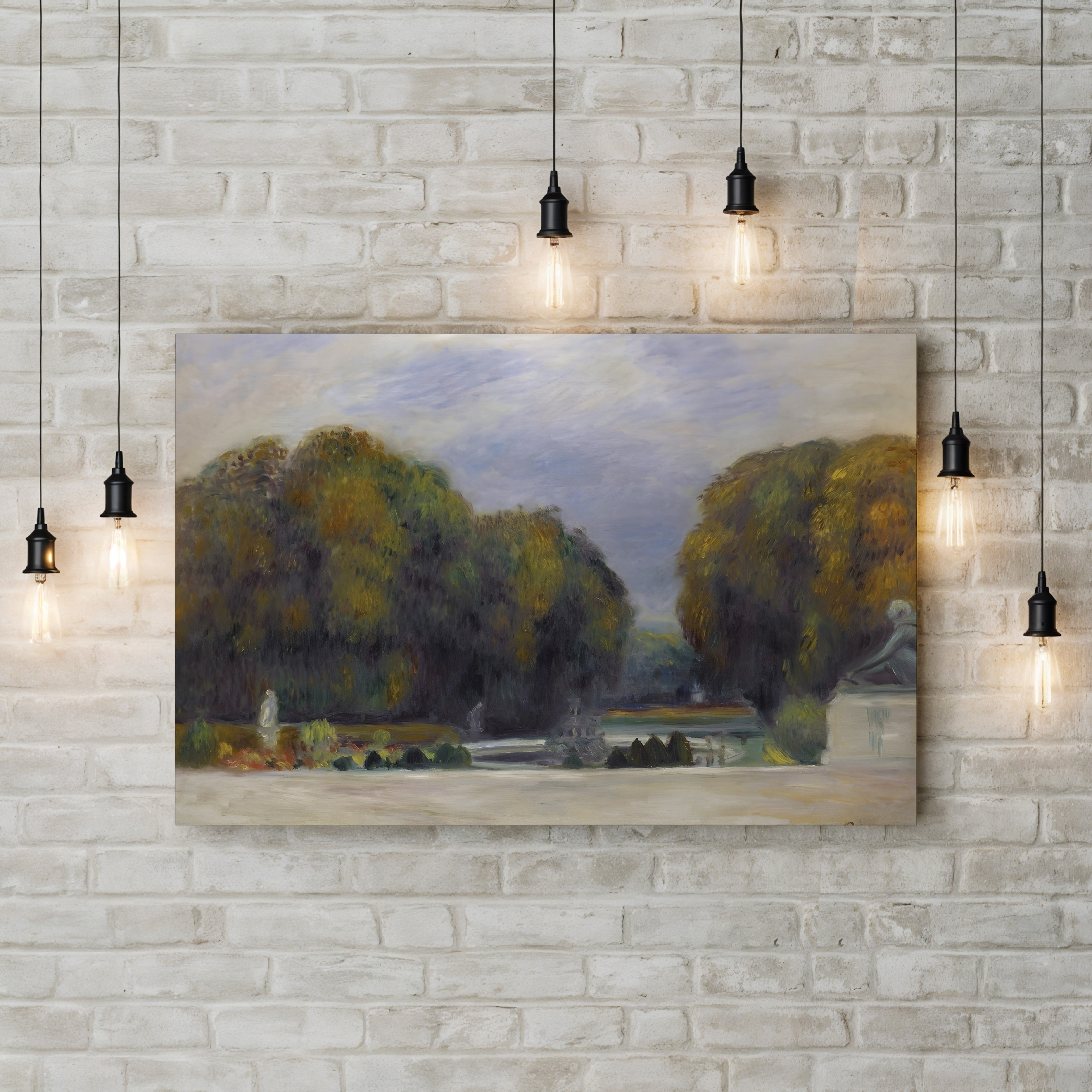 Versailles, 1900–1905 – Pierre-Auguste Renoir Wall Art | Impressionist Garden Canvas Print