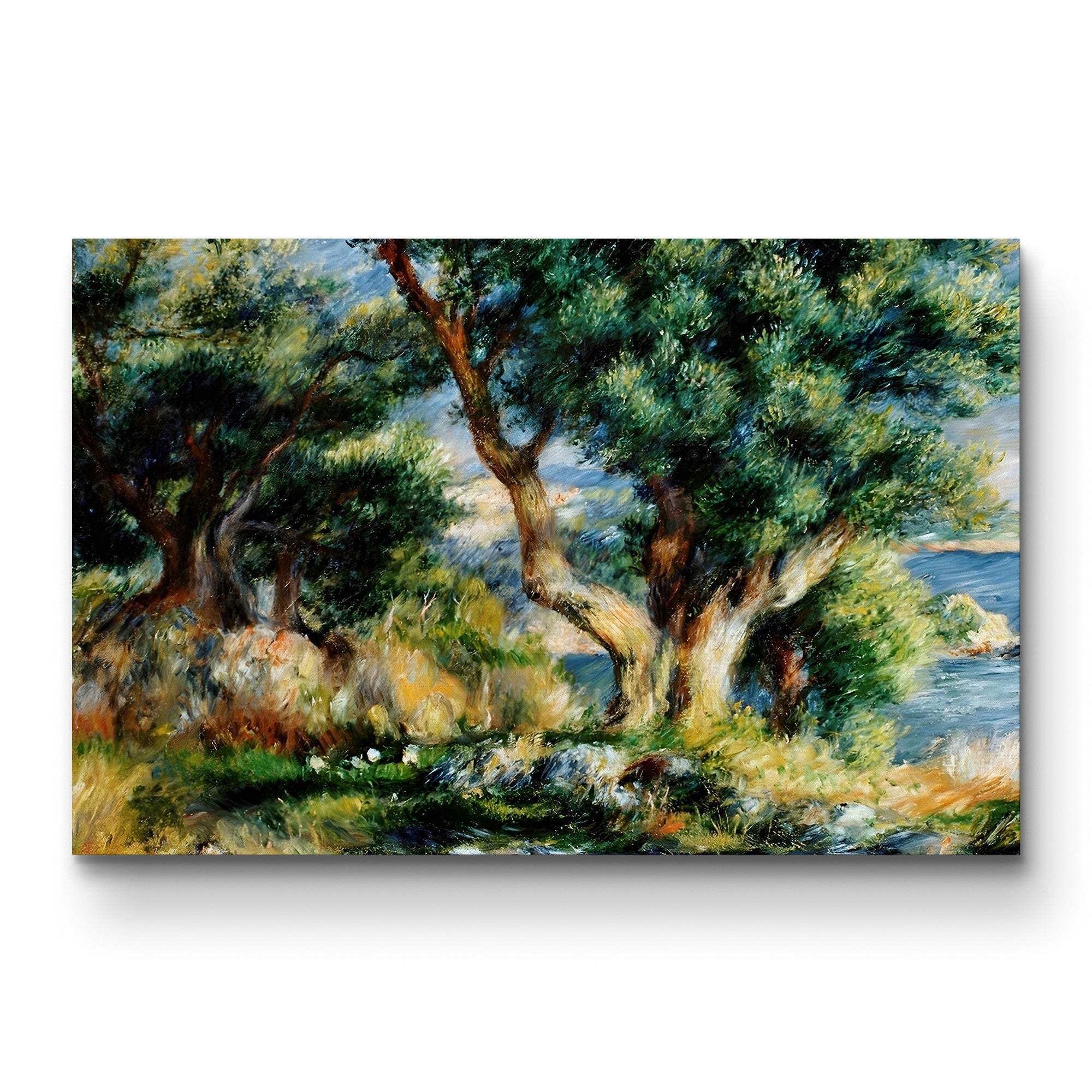Landscape Near Menton – Renoir Wall Art | Impressionist Landscape
