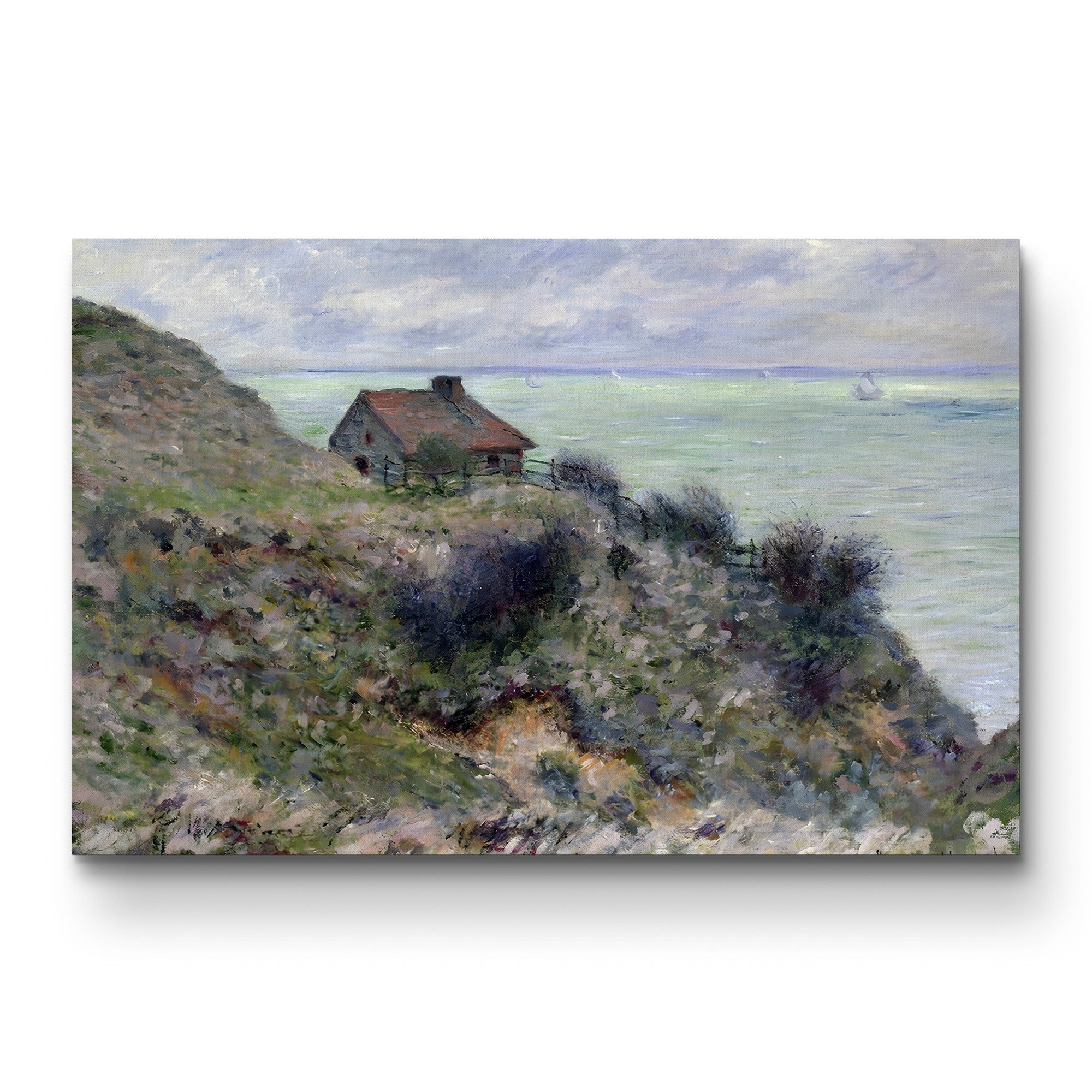 The Customs Officers’ Hut at Pourville (La Cabane des douaniers à Pourville), 1882 by Claude Monet