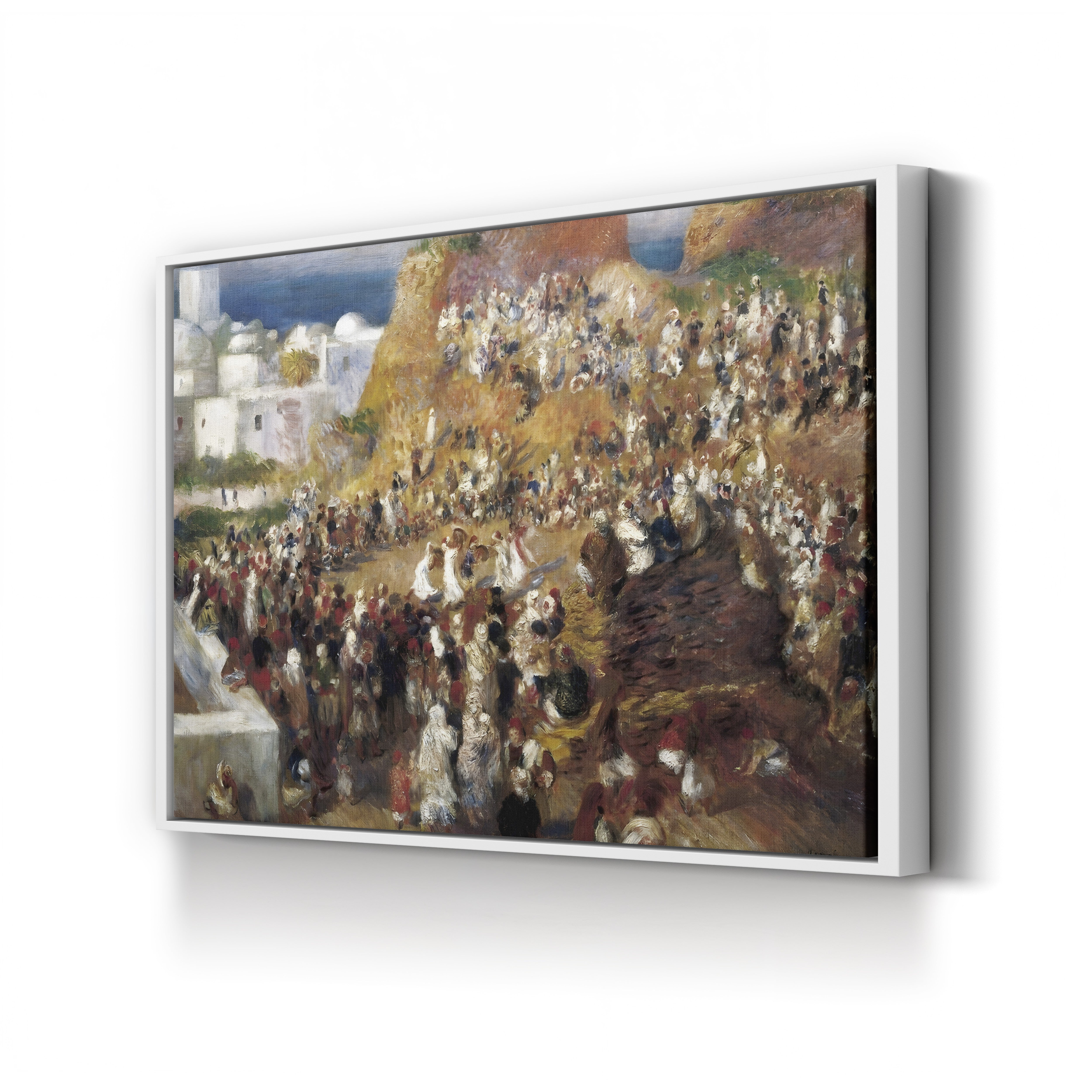 The Mosque, Arab Festival, 1881 – Pierre-Auguste Renoir Wall Art | Impressionist Algeria Canvas Print