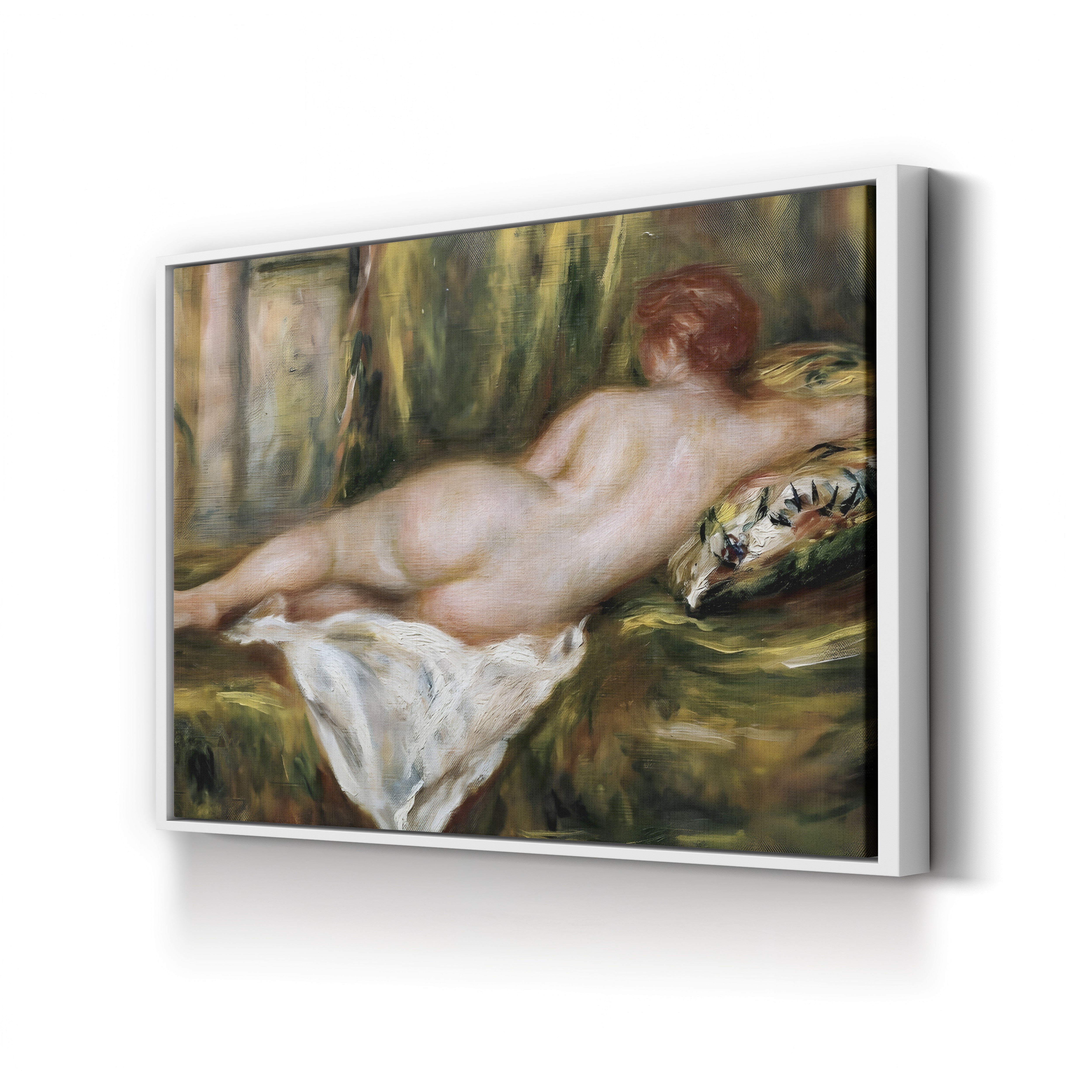 Reclining Nude After the Bath, c.1909 – Renoir Wall Art | Impressionist