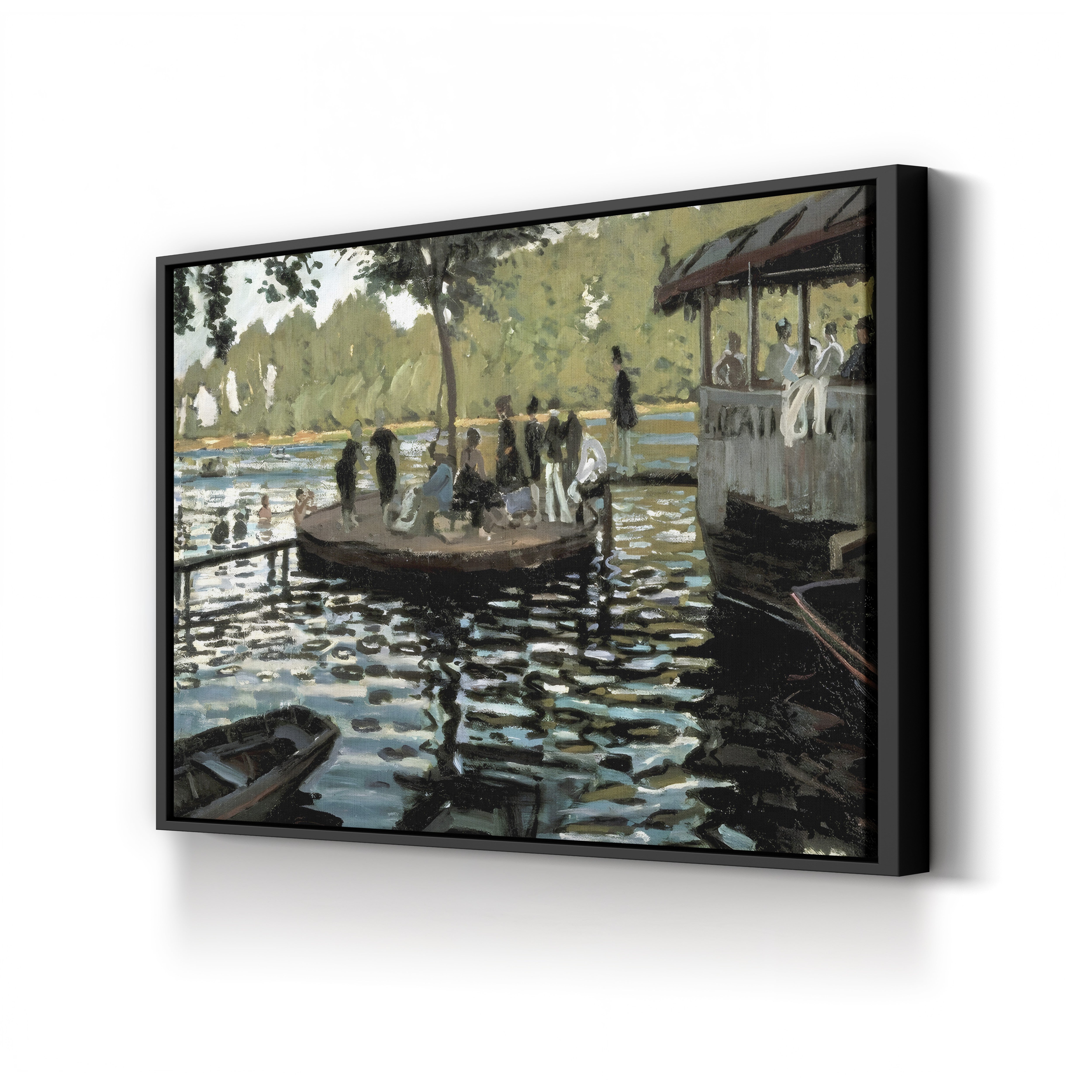 La Grenouillère – Pierre-Auguste Renoir Wall Art | Impressionist River Canvas Print