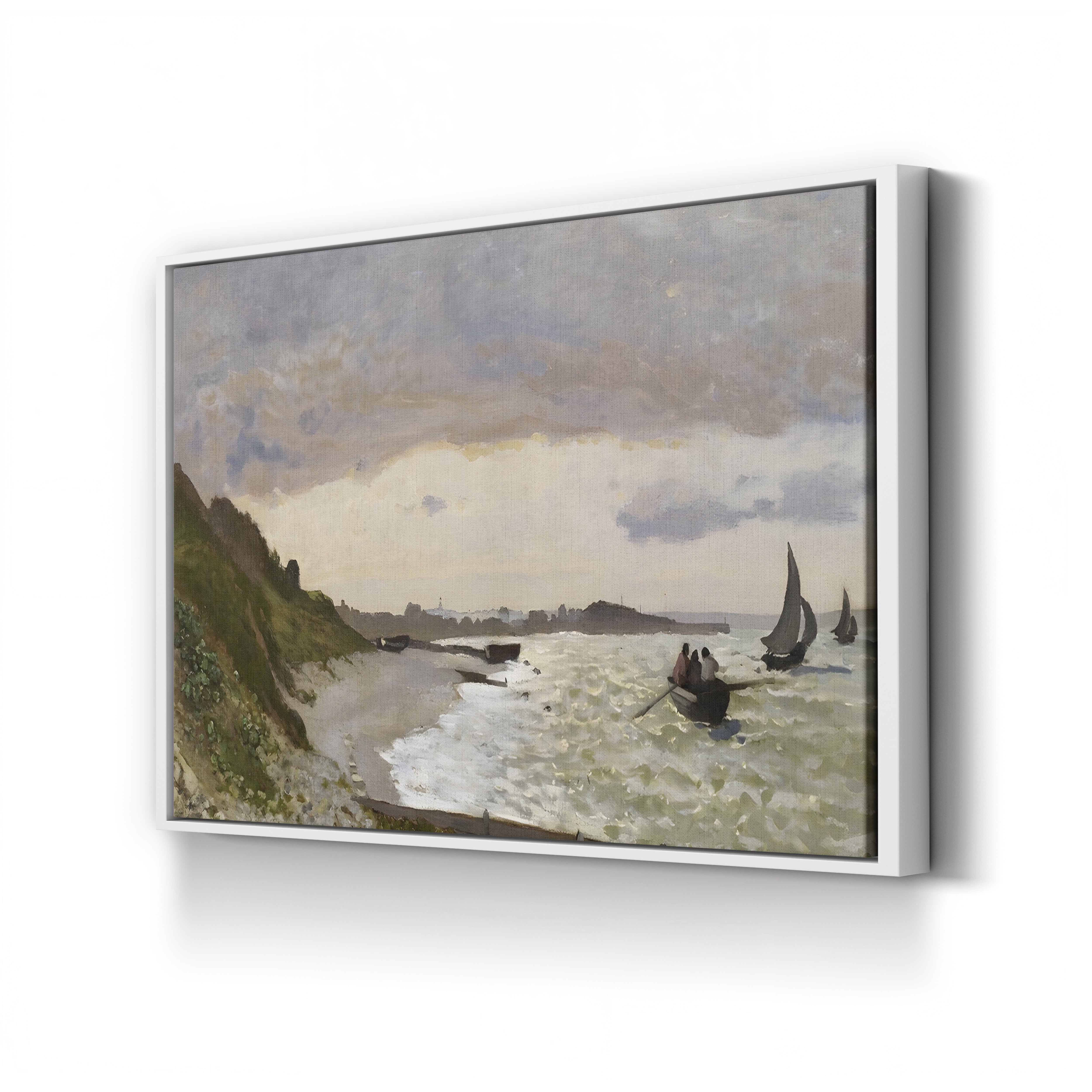 The Seashore at Sainte-Adresse (Le Bord de mer à Sainte-Adresse), 1864 by Claude Monet