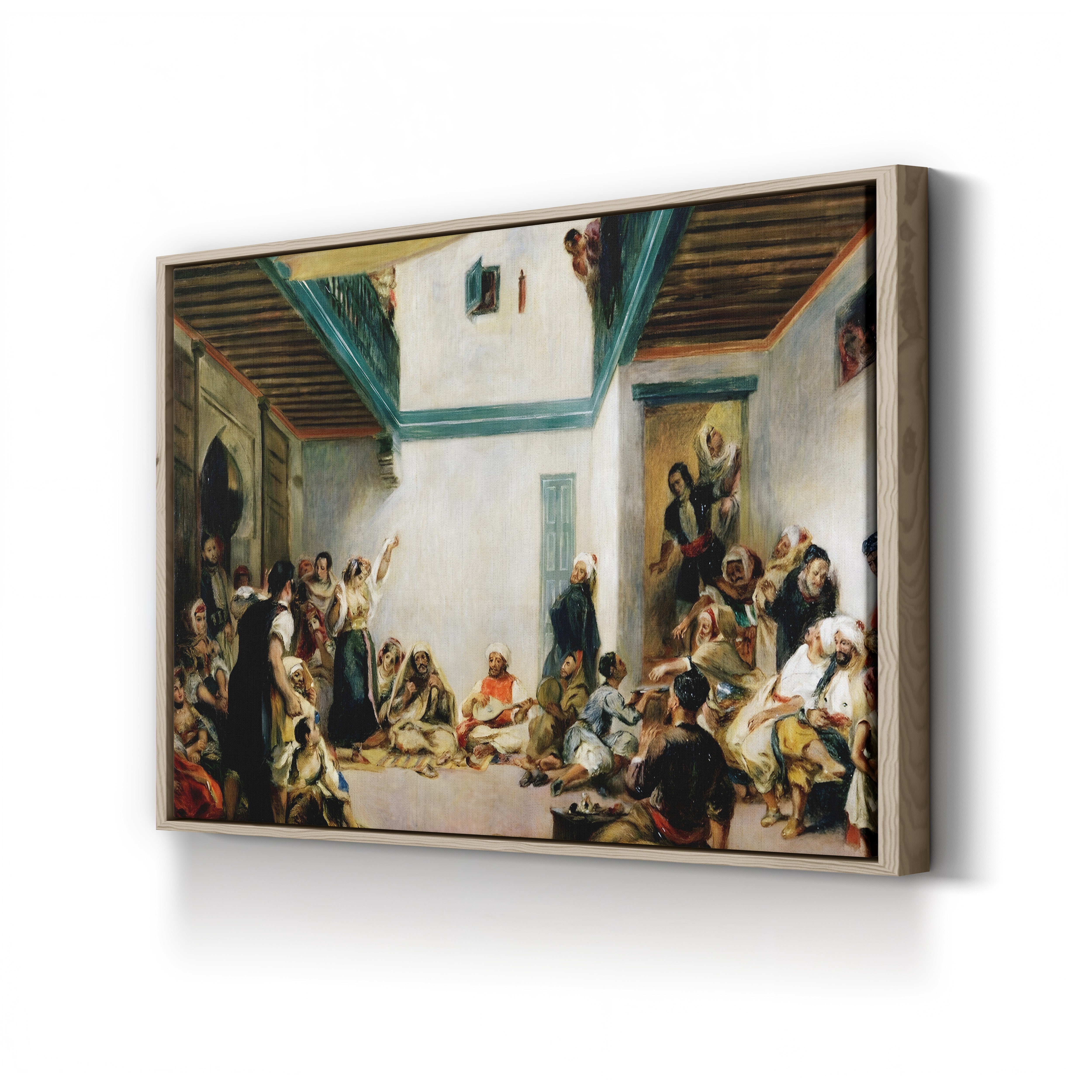 Jewish Wedding in Morocco (After Eugène Delacroix) – Pierre-Auguste Renoir Wall Art | Impressionist Figure Canvas Print