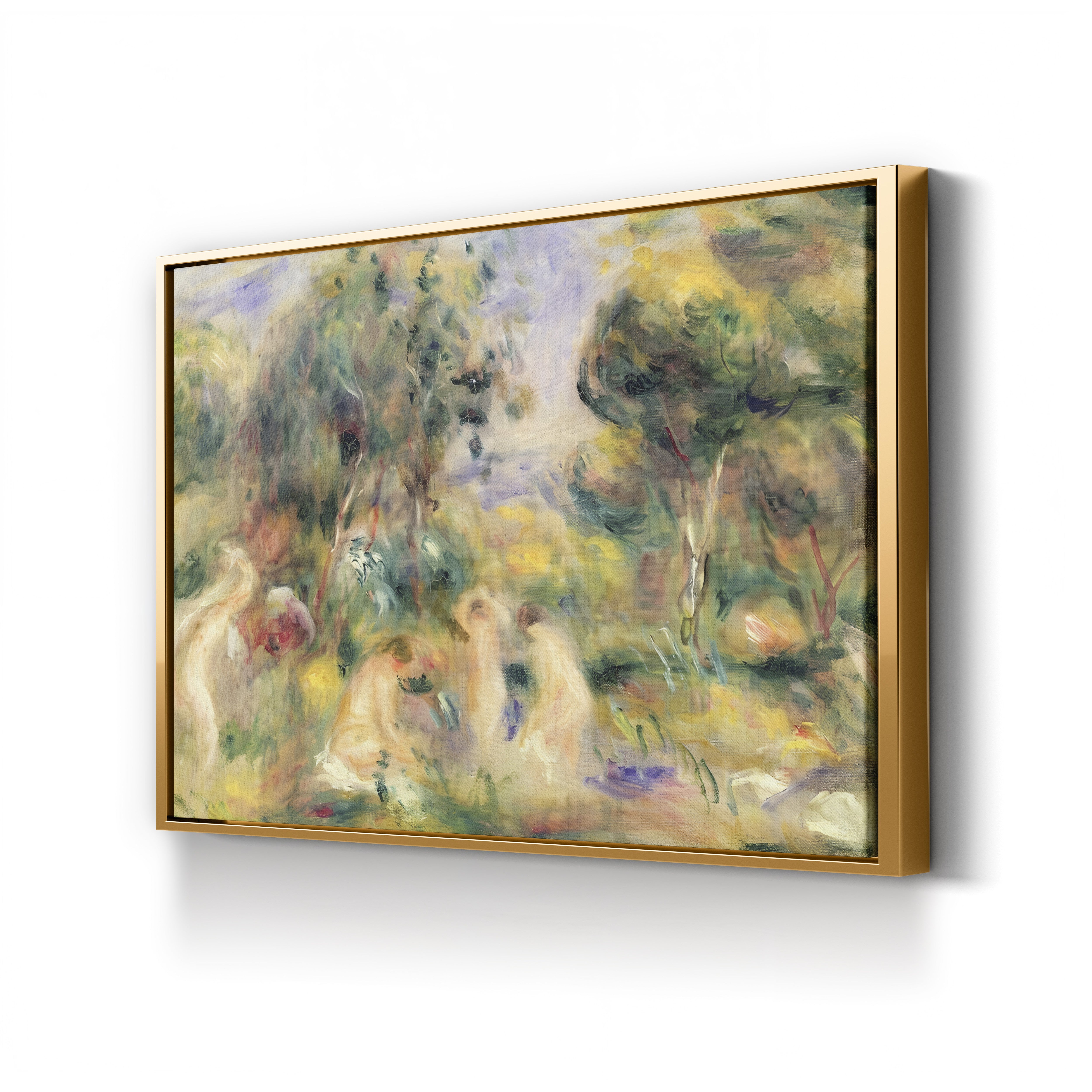 The Bathers – Pierre-Auguste Renoir Wall Art | Impressionist Bather Canvas Print