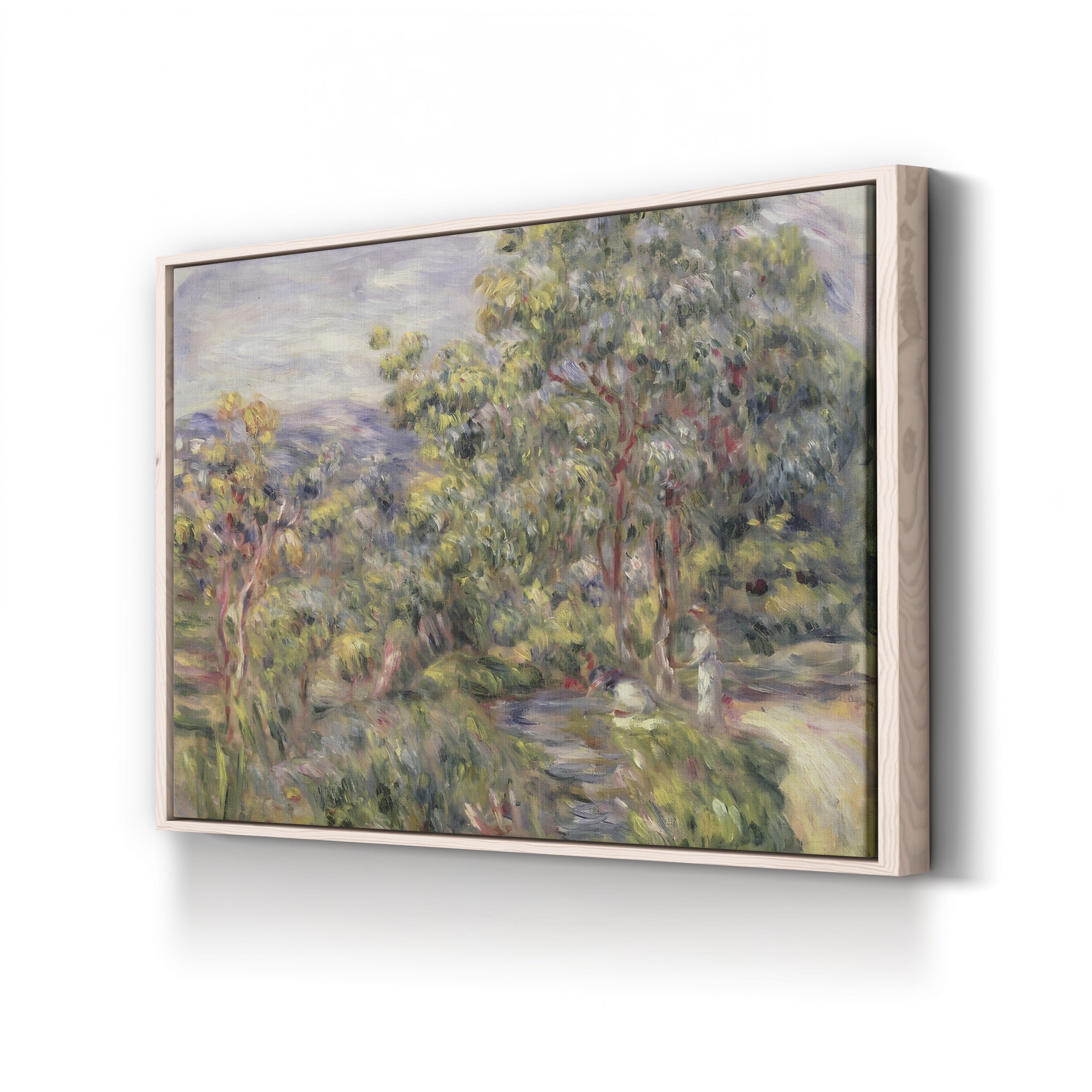 View of Cagnes, 1900 – Pierre-Auguste Renoir Wall Art | Impressionist Provence Canvas Print