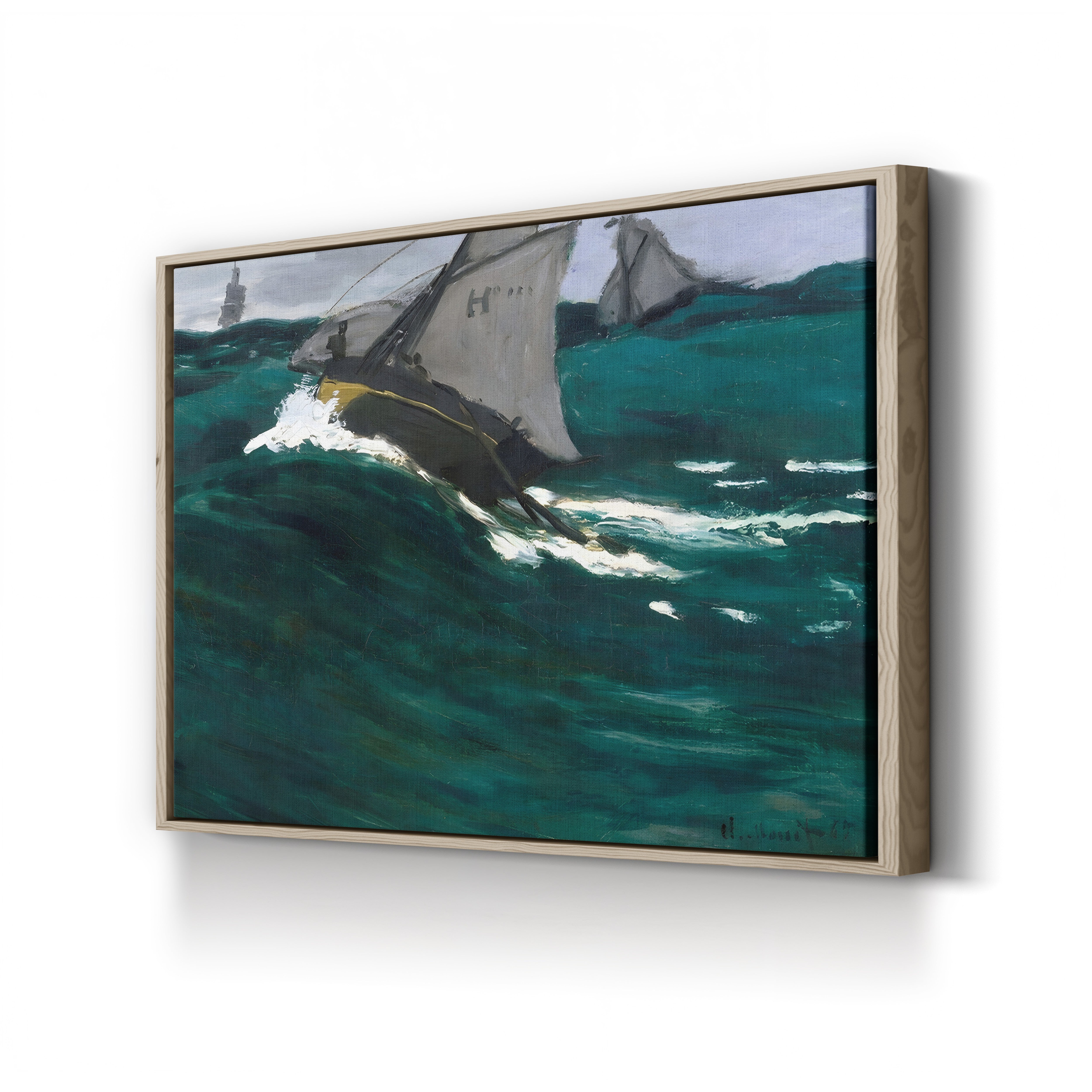The Green Wave (La Vague verte), 1866 by Claude Monet