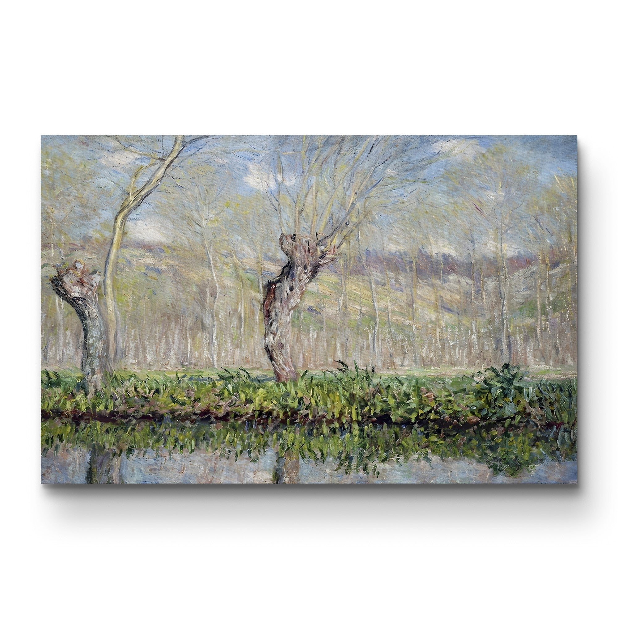 Spring, the Border of the Epte (Printemps, Bord de l’Epte), 1885 by Claude Monet