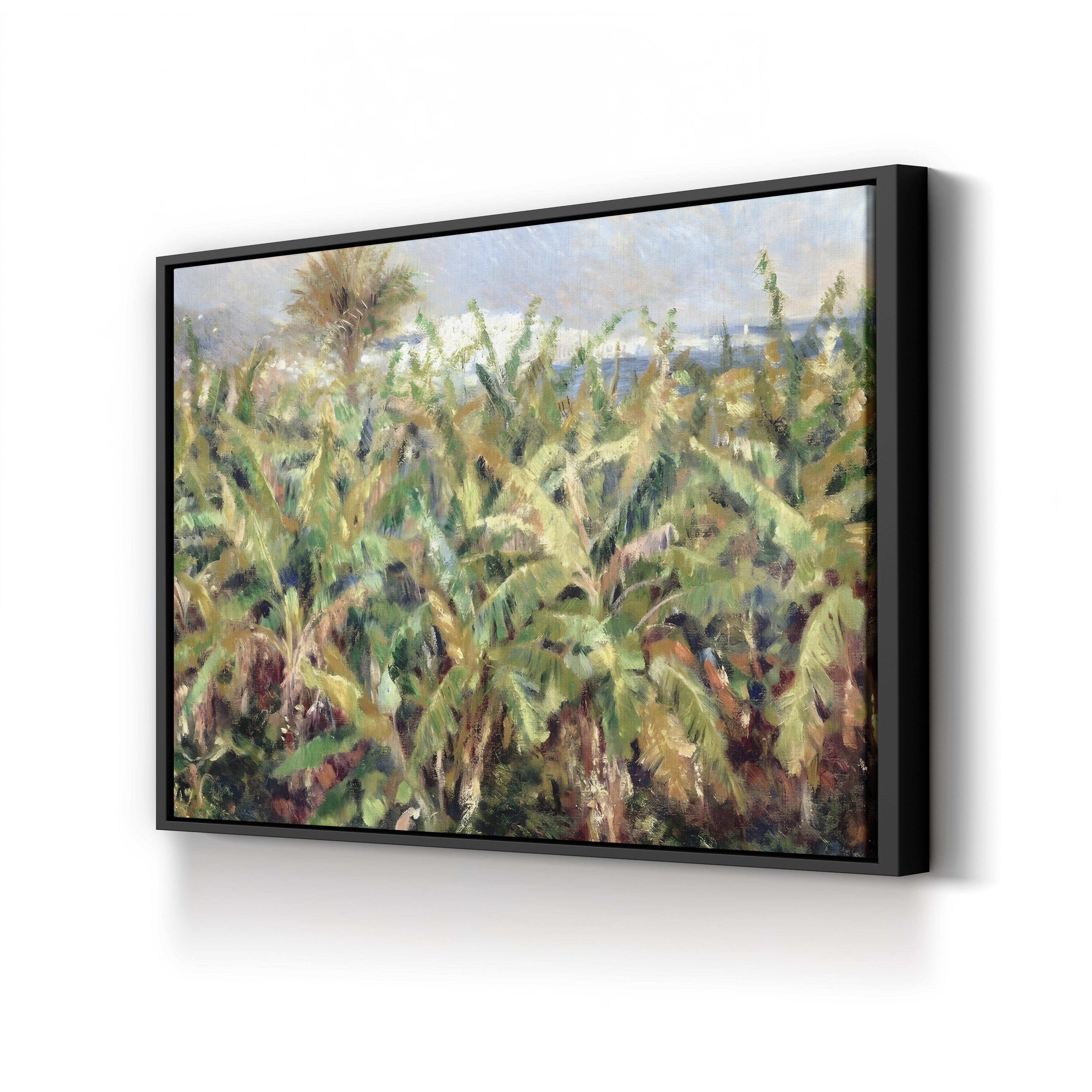 Field of Banana Trees, 1881 – Pierre-Auguste Renoir Wall Art | Impressionist Tropical Canvas Print