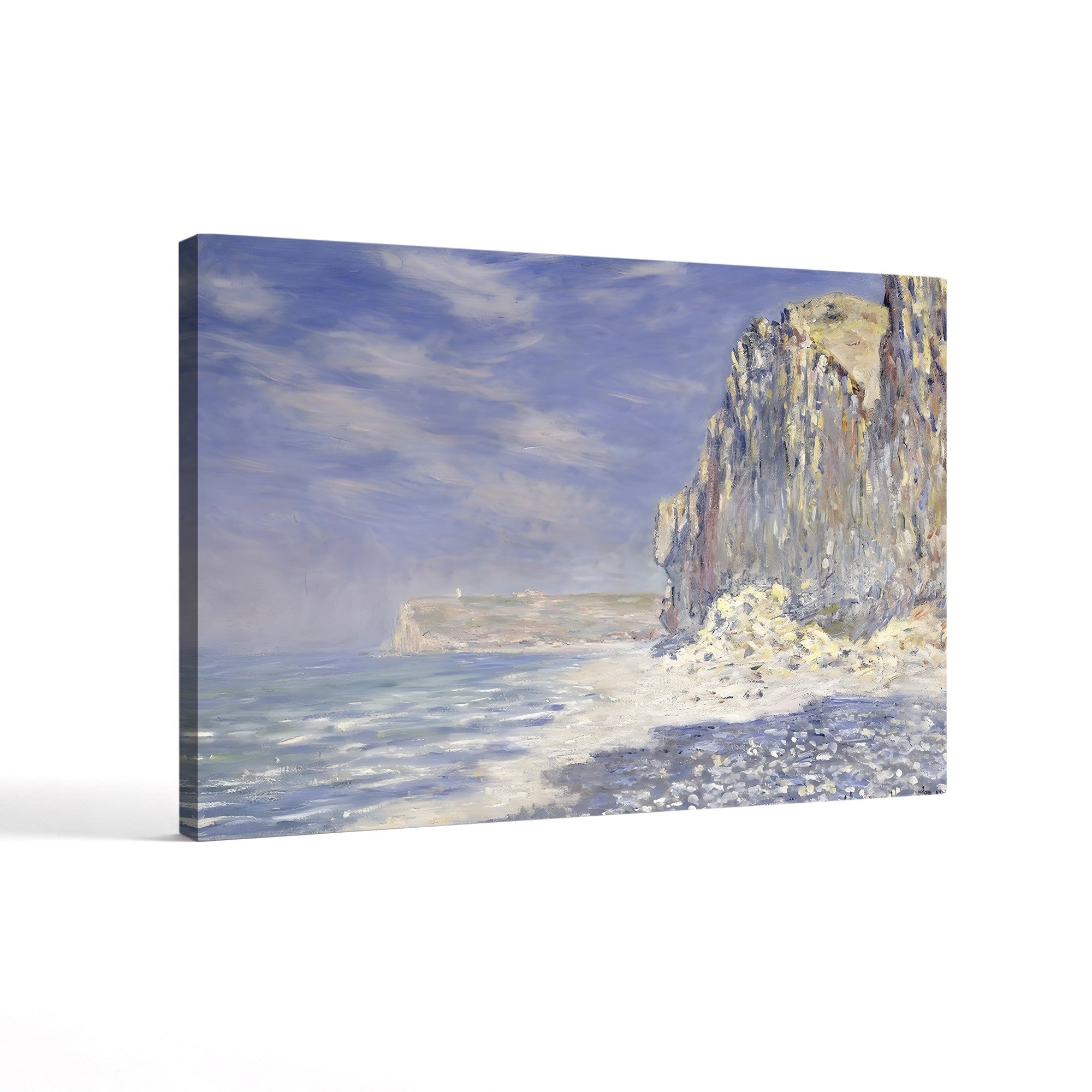 Cliffs Near Fécamp, 1881 – Claude Monet Wall Art | Impressionist Normandy Coastal Canvas Print