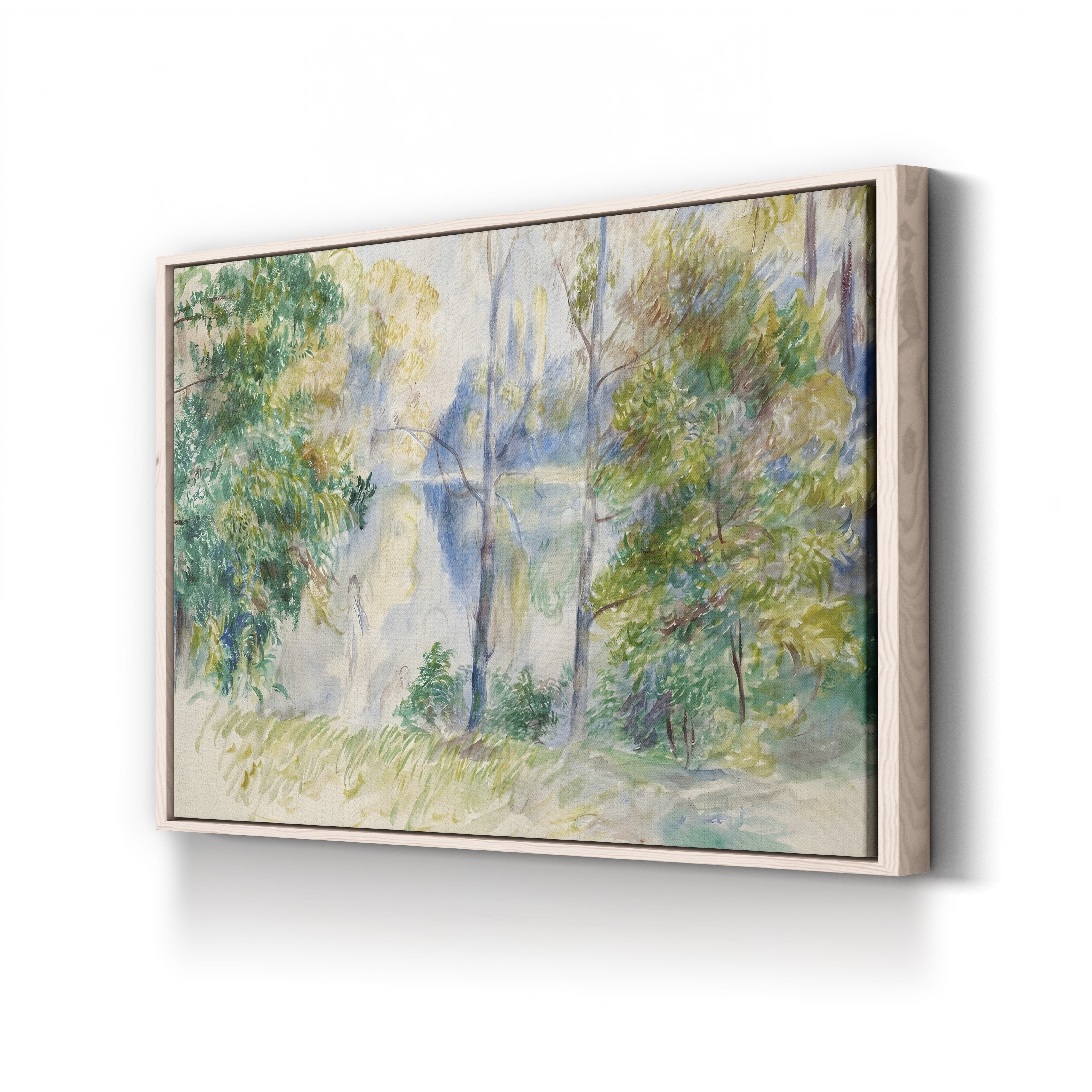 View of a Park, 1885 – Pierre-Auguste Renoir Wall Art | Impressionist Garden Canvas Print