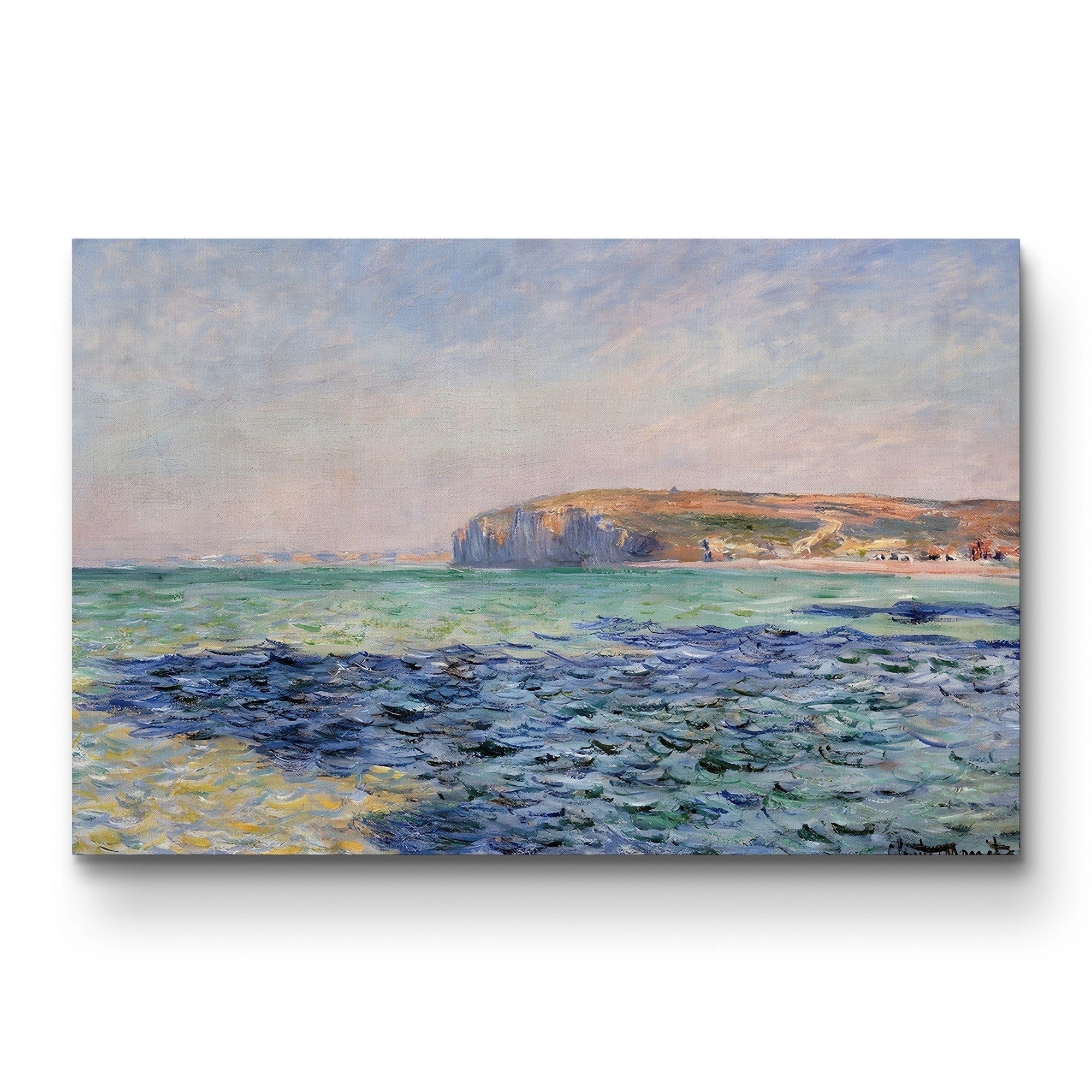 Shadows on the Sea. The Cliffs at Pourville (Ombres sur la mer. Les falaises à Pourville), 1882 by Claude Monet
