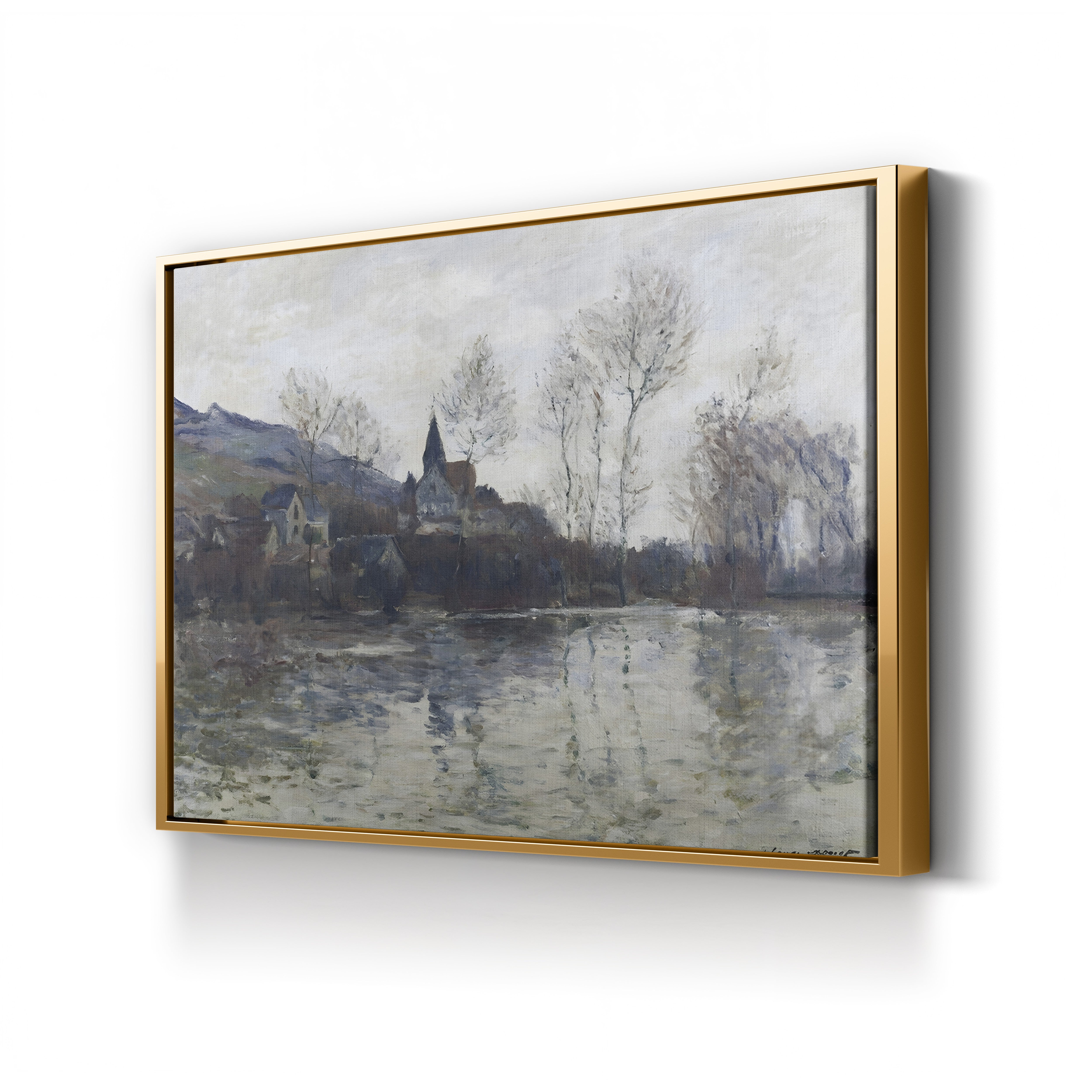 The Flood at Giverny (L’Inondation à Giverny), 1886 by Claude Monet