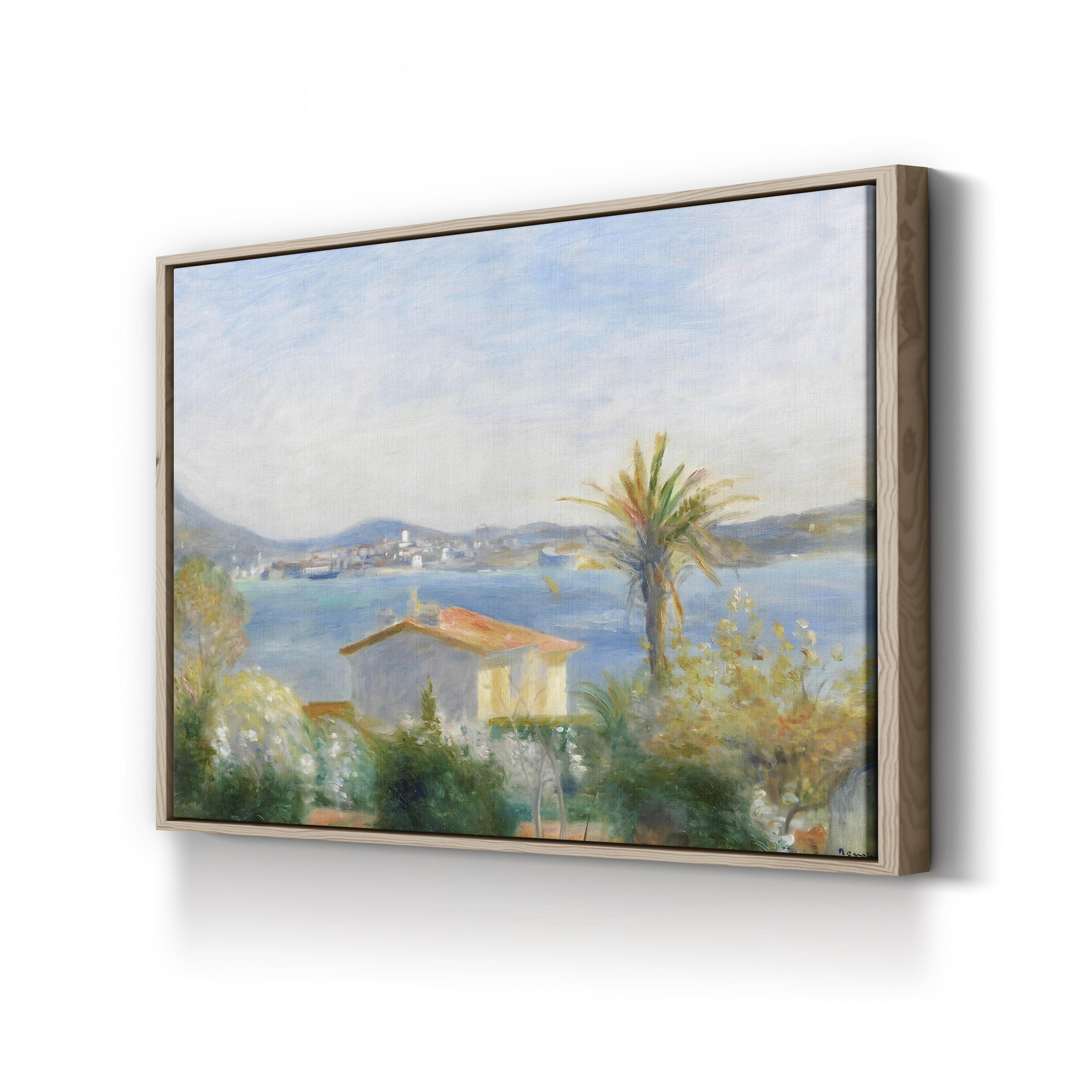 Tamaris, France, c.1885 – Pierre-Auguste Renoir Wall Art | Impressionist Mediterranean Canvas Print