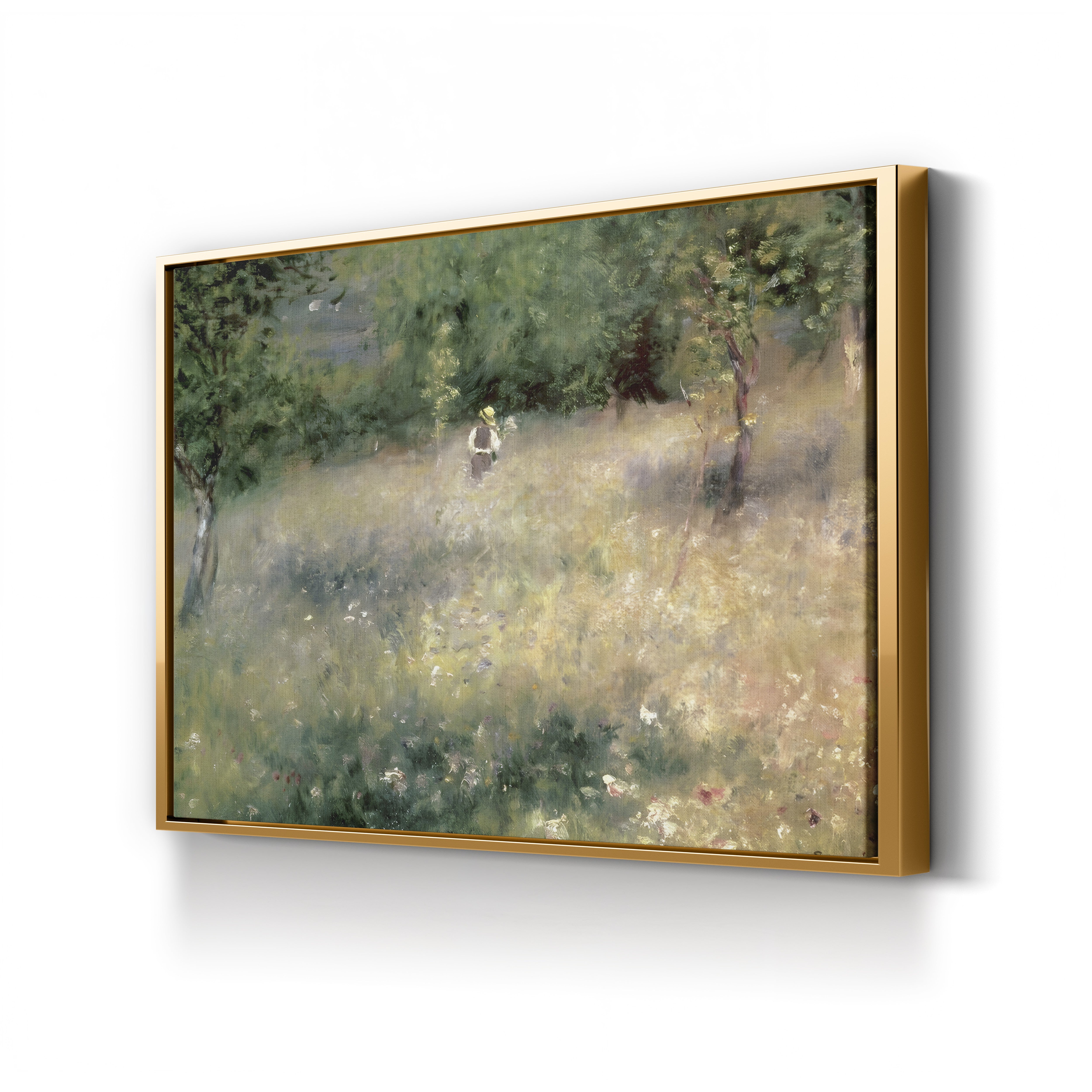 Spring at Chatou, c.1872 – Renoir Wall Art | Impressionist Landscape Canvas