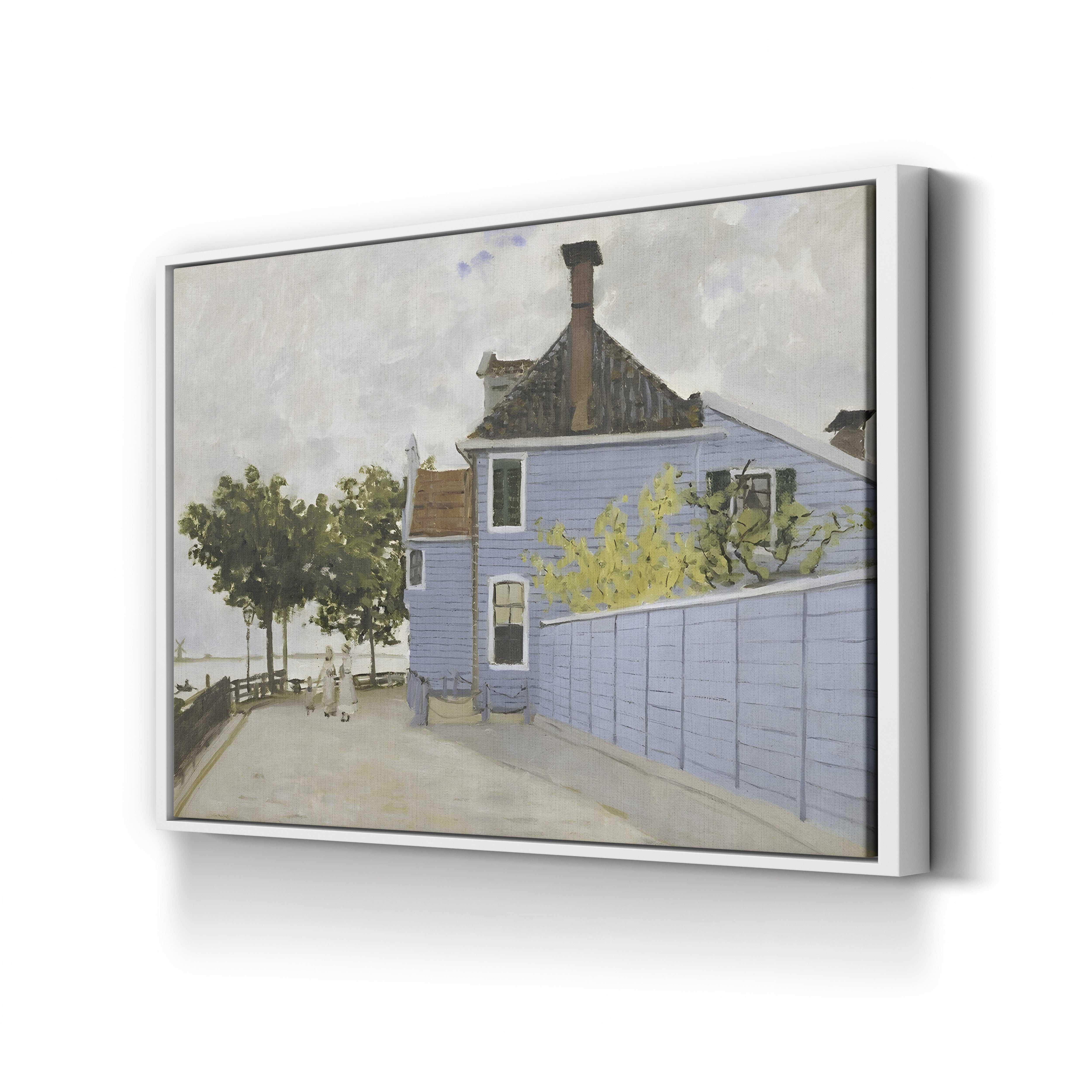 The Blue House at Zaandam (La Maison bleue à Zaandam), 1871 by Claude Monet