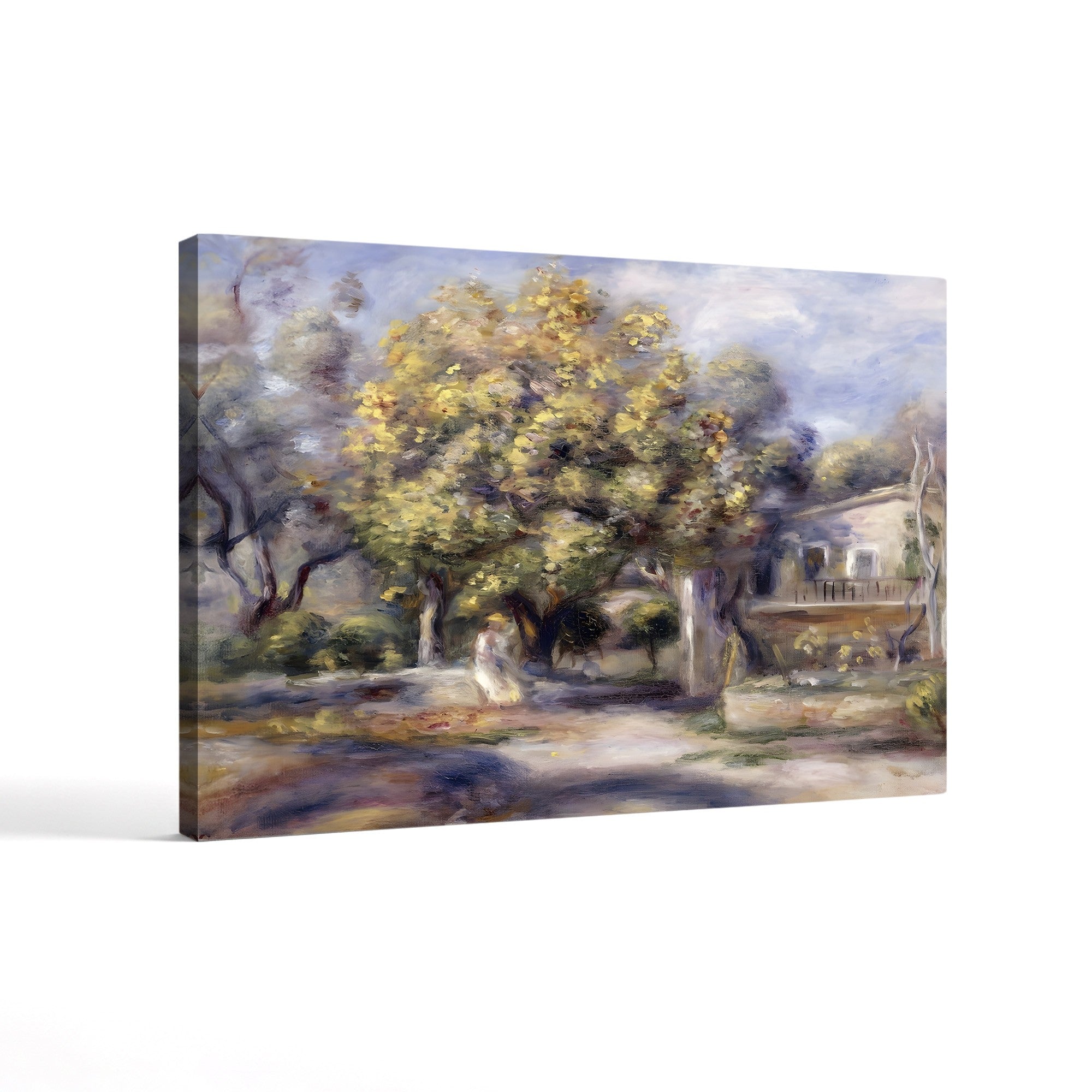 House at Cagnes, 1905 – Pierre-Auguste Renoir Wall Art | Late Impressionist Landscape Canvas Print