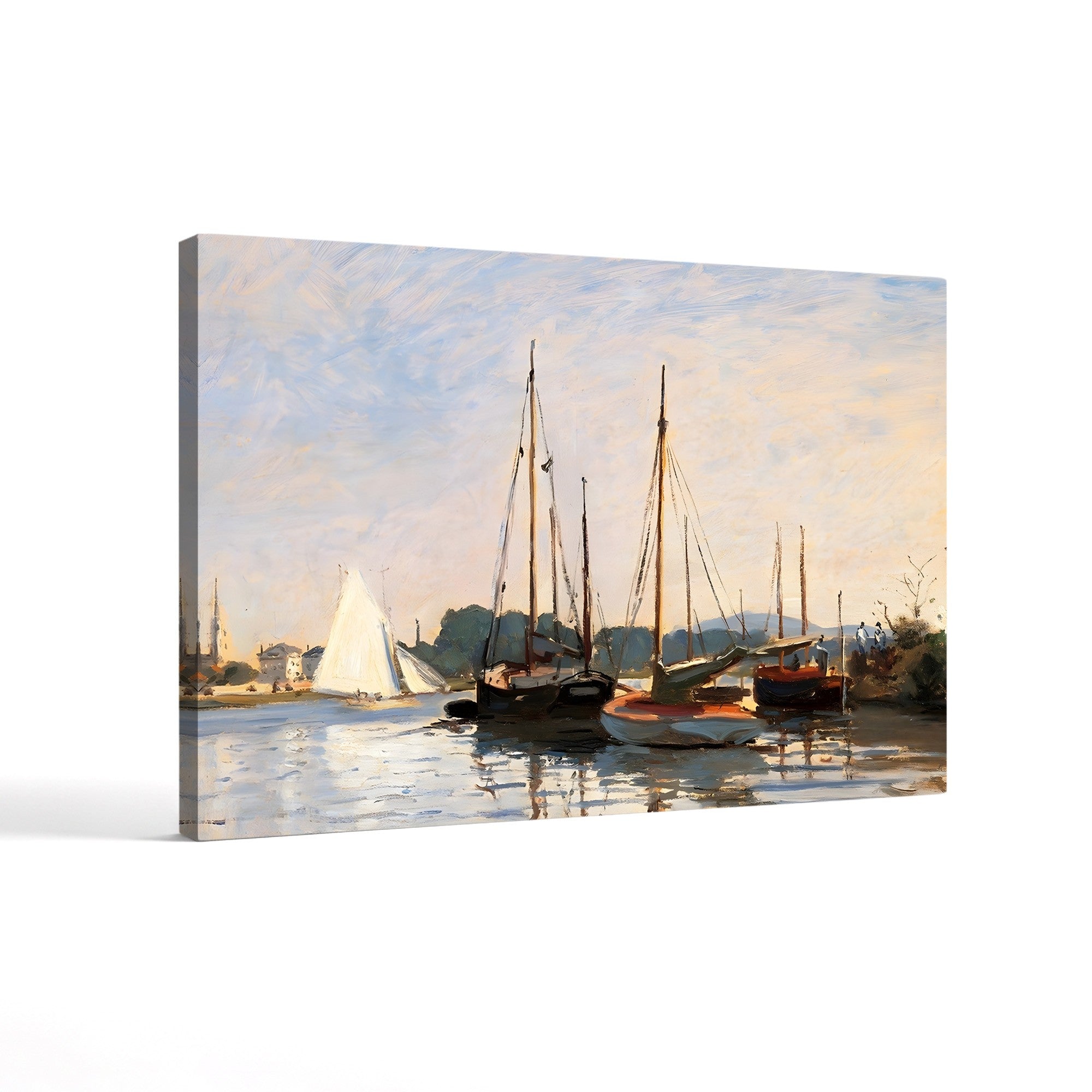 Sailing Boats at Argenteuil (Voiliers à Argenteuil), 1872-1873 by Claude Monet