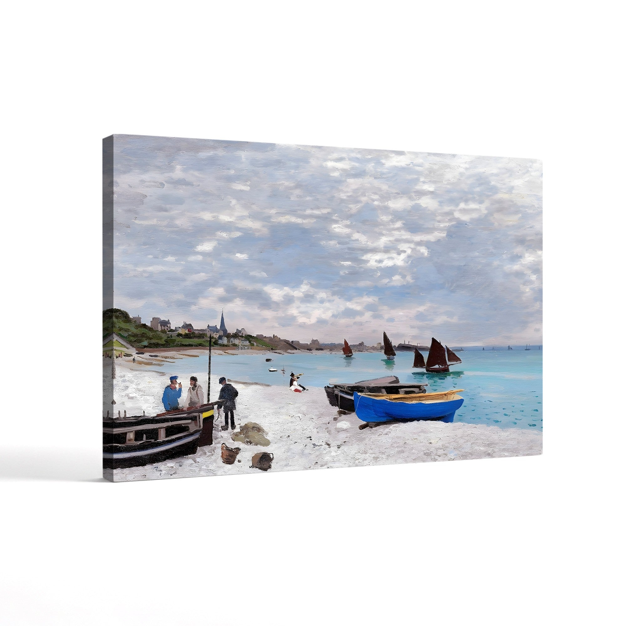 The Beach at Sainte-Adresse (La Plage de Sainte-Adresse), 1867 by Claude Monet