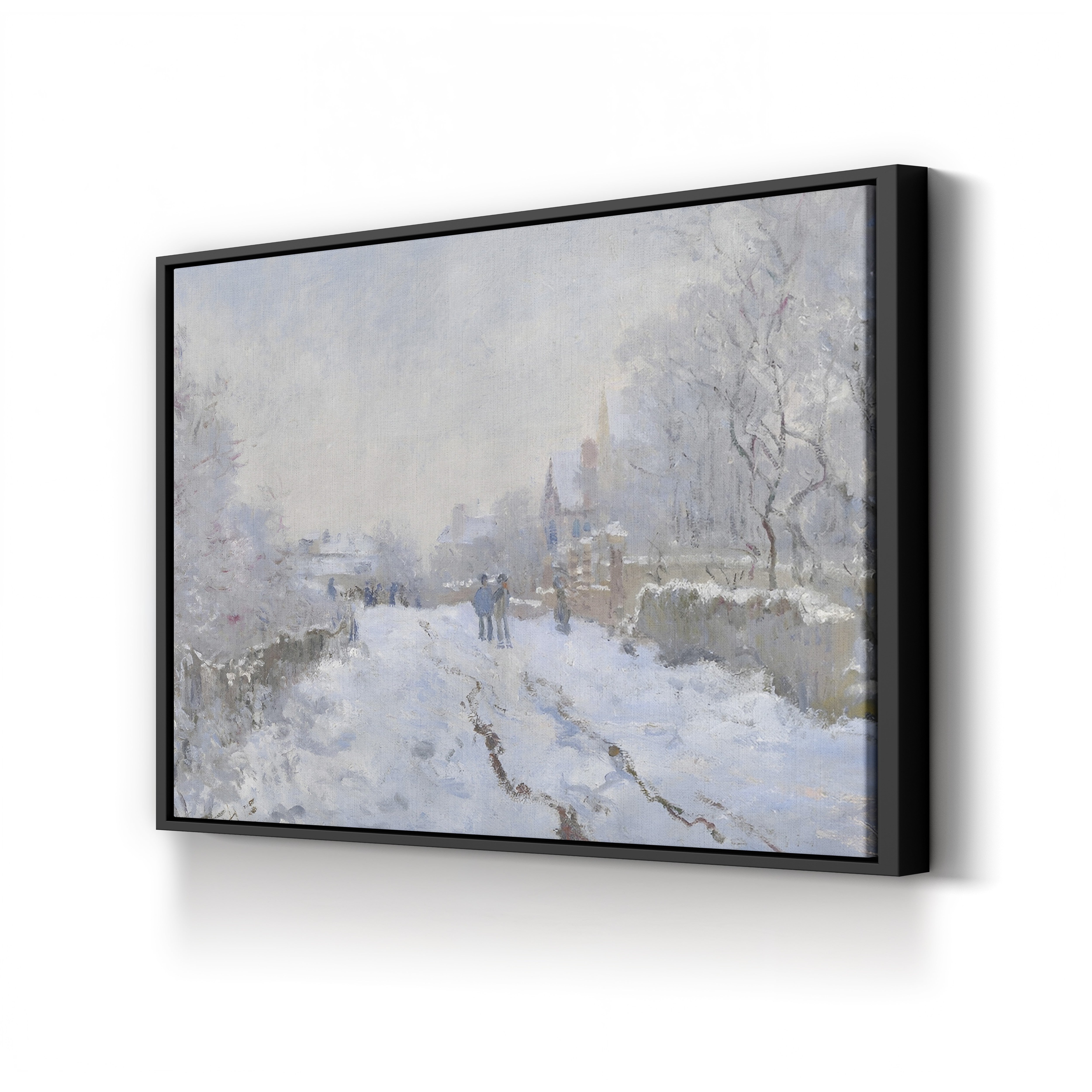 Snow Scene at Argenteuil (Rue sous la Neige, Argenteuil), 1875 by Claude Monet