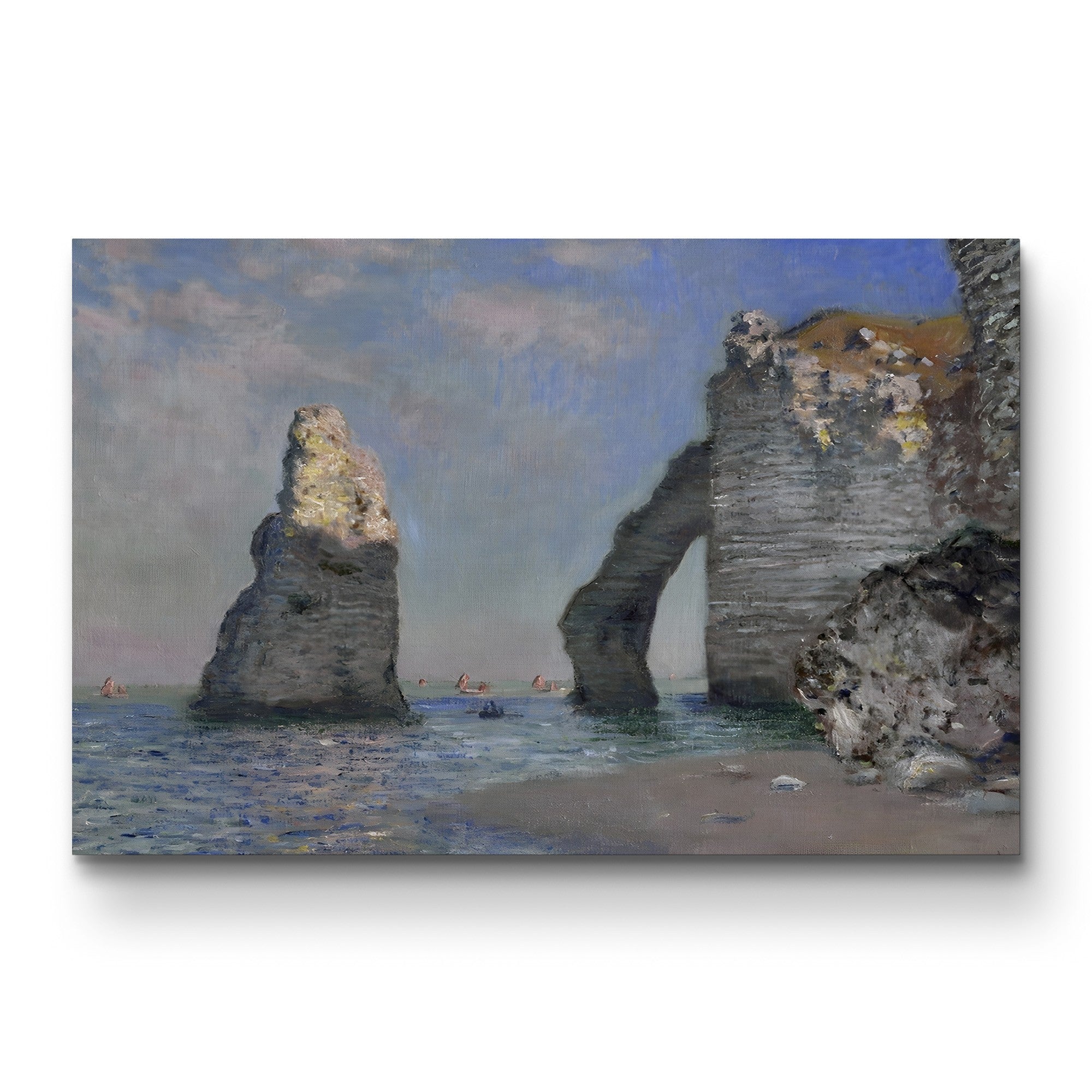 The Cliffs at Étretat (Les Falaises à Étretat), 1885 by Claude Monet
