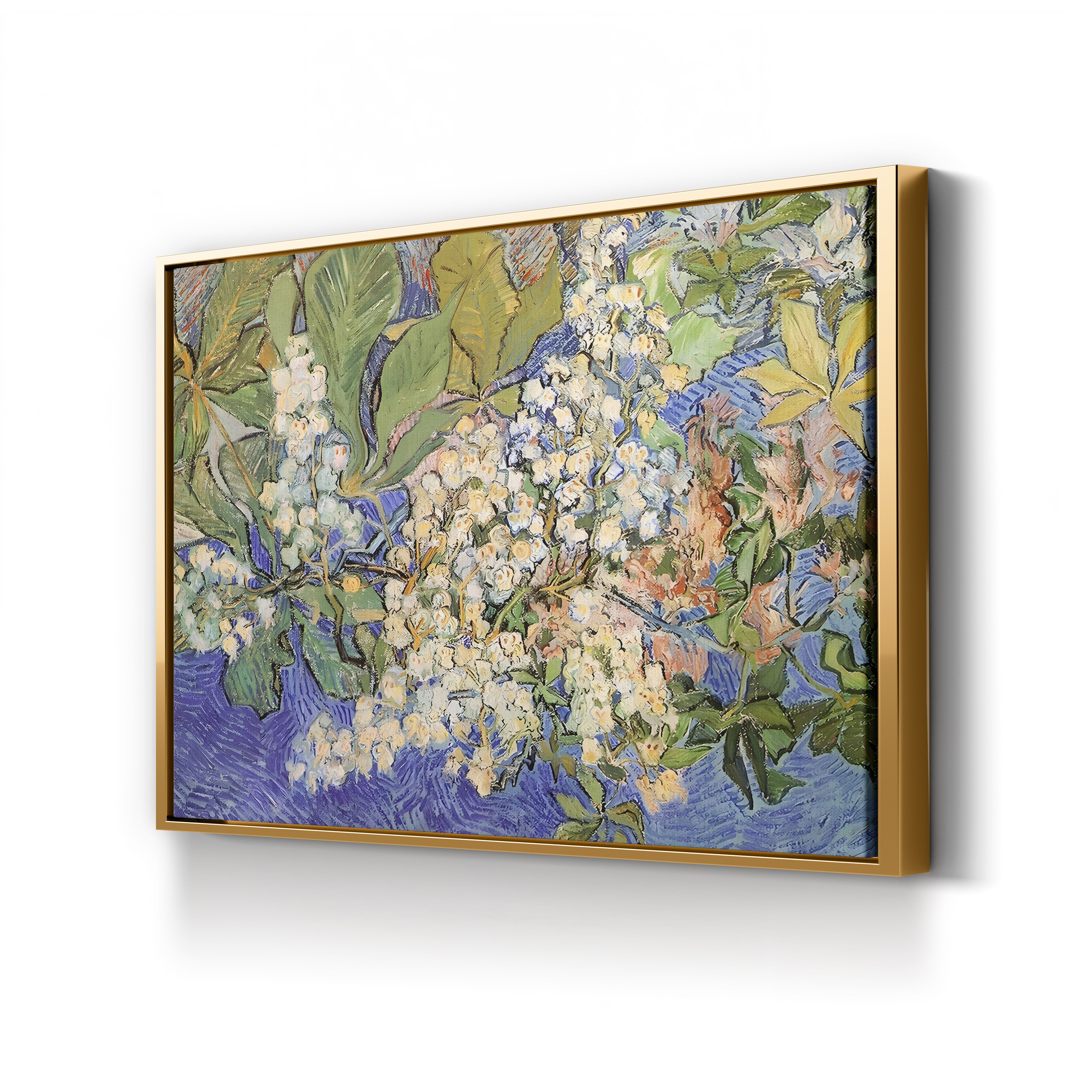 Blossoming Chestnut Branches, 1890 – Vincent van Gogh Wall Art | Post-Impressionist Floral Canvas Print