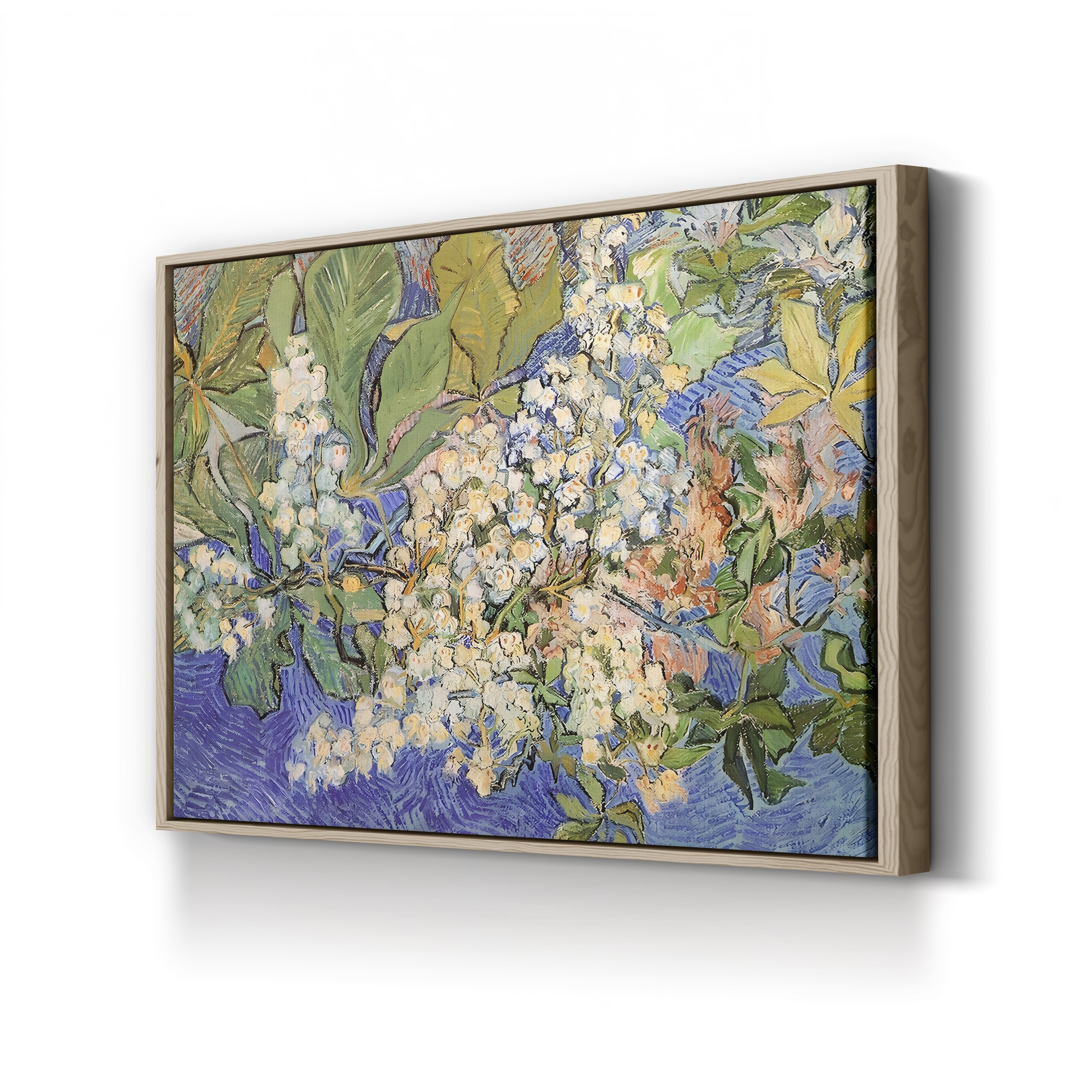 Blossoming Chestnut Branches, 1890 – Vincent van Gogh Wall Art | Post-Impressionist Floral Canvas Print